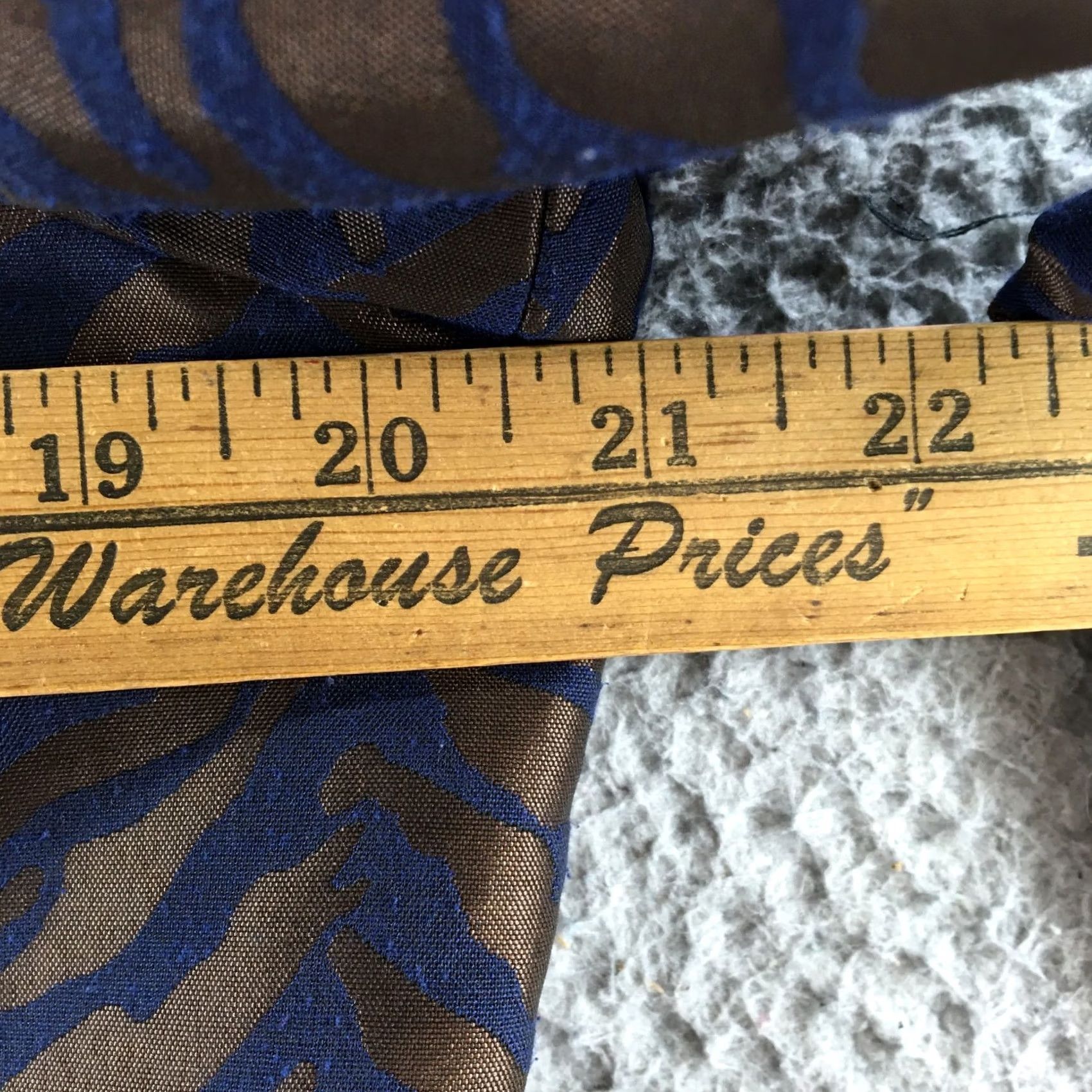 Michael Kors Michael Kors Blouse Women 12 Blue Brown Animal Jacquard 3/4 Sleeve Top Size XL / US 12-14 / IT 48-50 - 6 Thumbnail