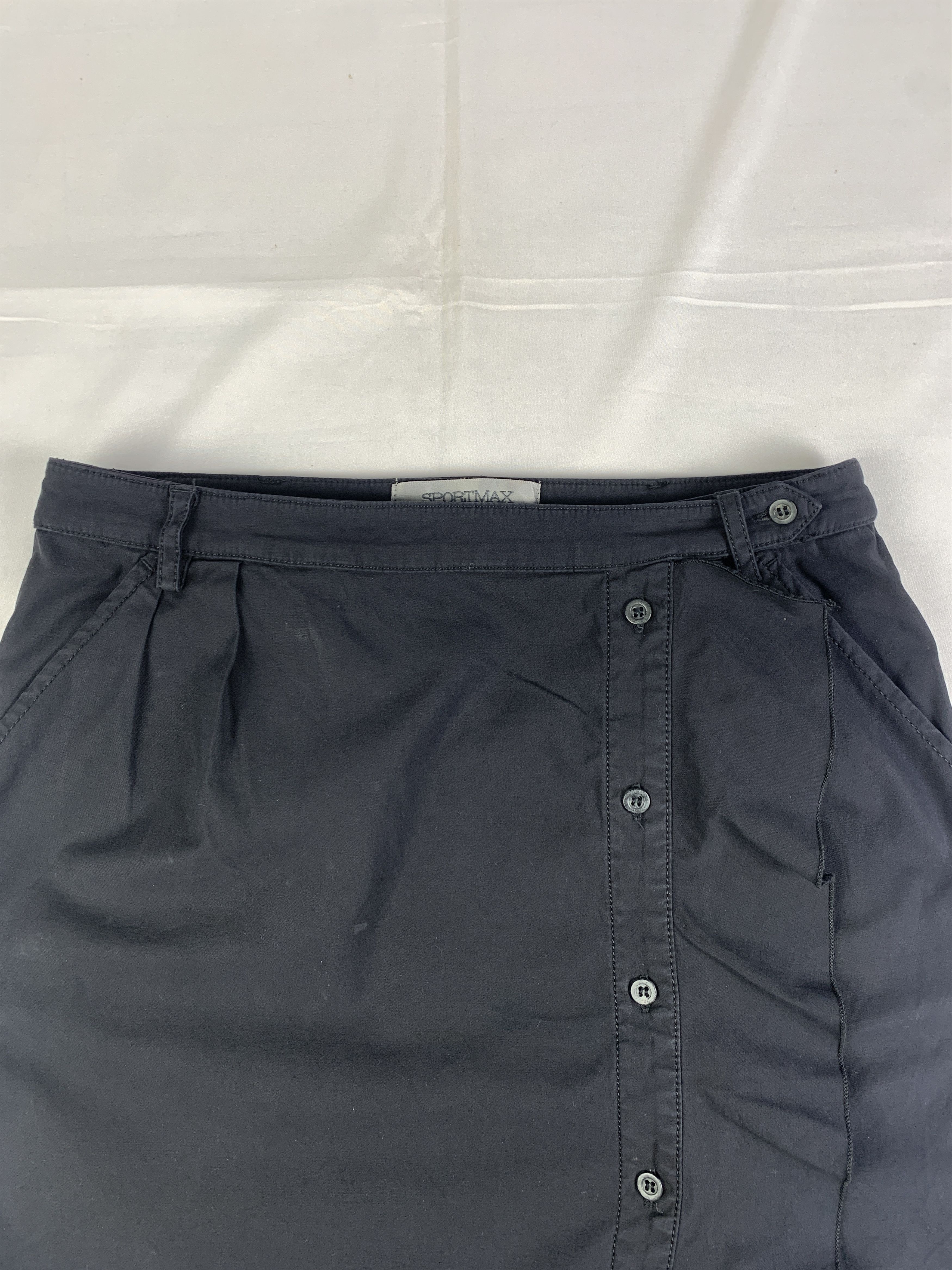 Sportmax 2000s SPORTMAX Asymmetrical Ruffle Wrapped Skirt (29) Size 29" - 4 Thumbnail