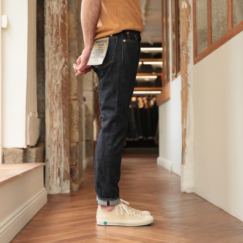 Momotaro Jeans Momotaro 0405-82IE High Tapered 16oz Texture Denim Size US 34 / EU 50 - 5 Thumbnail