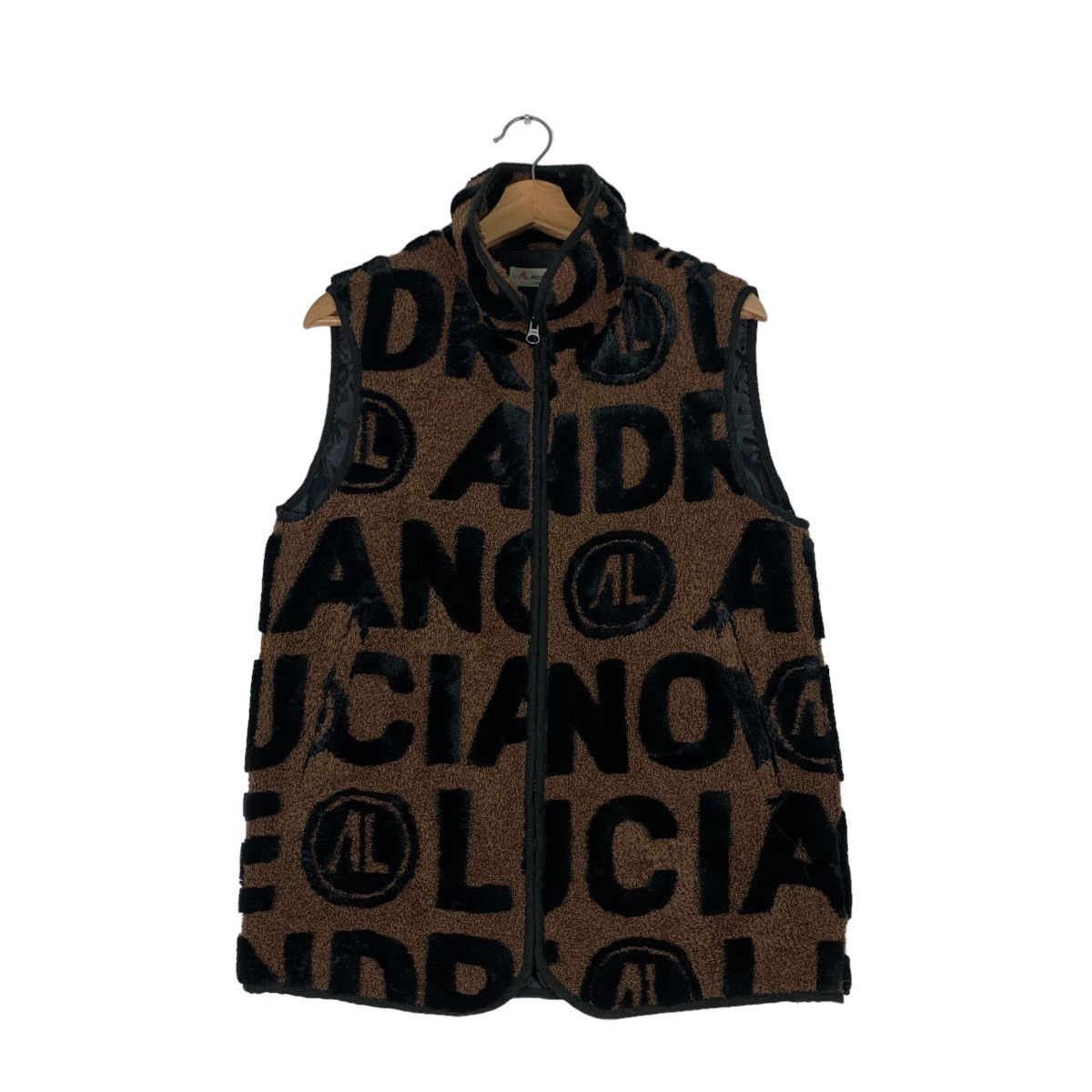 Andreluciano ANDRELUCIANO Big Logo Fleece Vest #0656-C30 Size US M / EU 48-50 / 2 - 1 Thumbnail