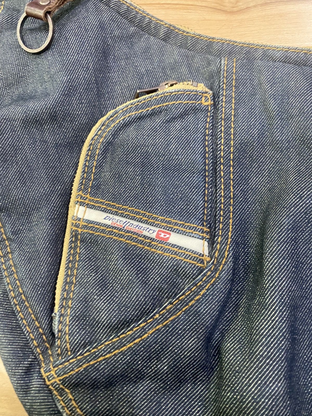 Designer × Diesel Vintage Diesel denim crossbody jeans bag Size ONE SIZE - 3 Thumbnail