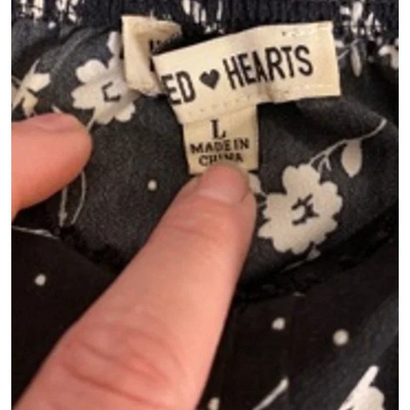 Other Cottagecore Black Floral Long Sleeve Mini Inspired Hearts L Size L / US 10 / IT 46 - 5 Thumbnail