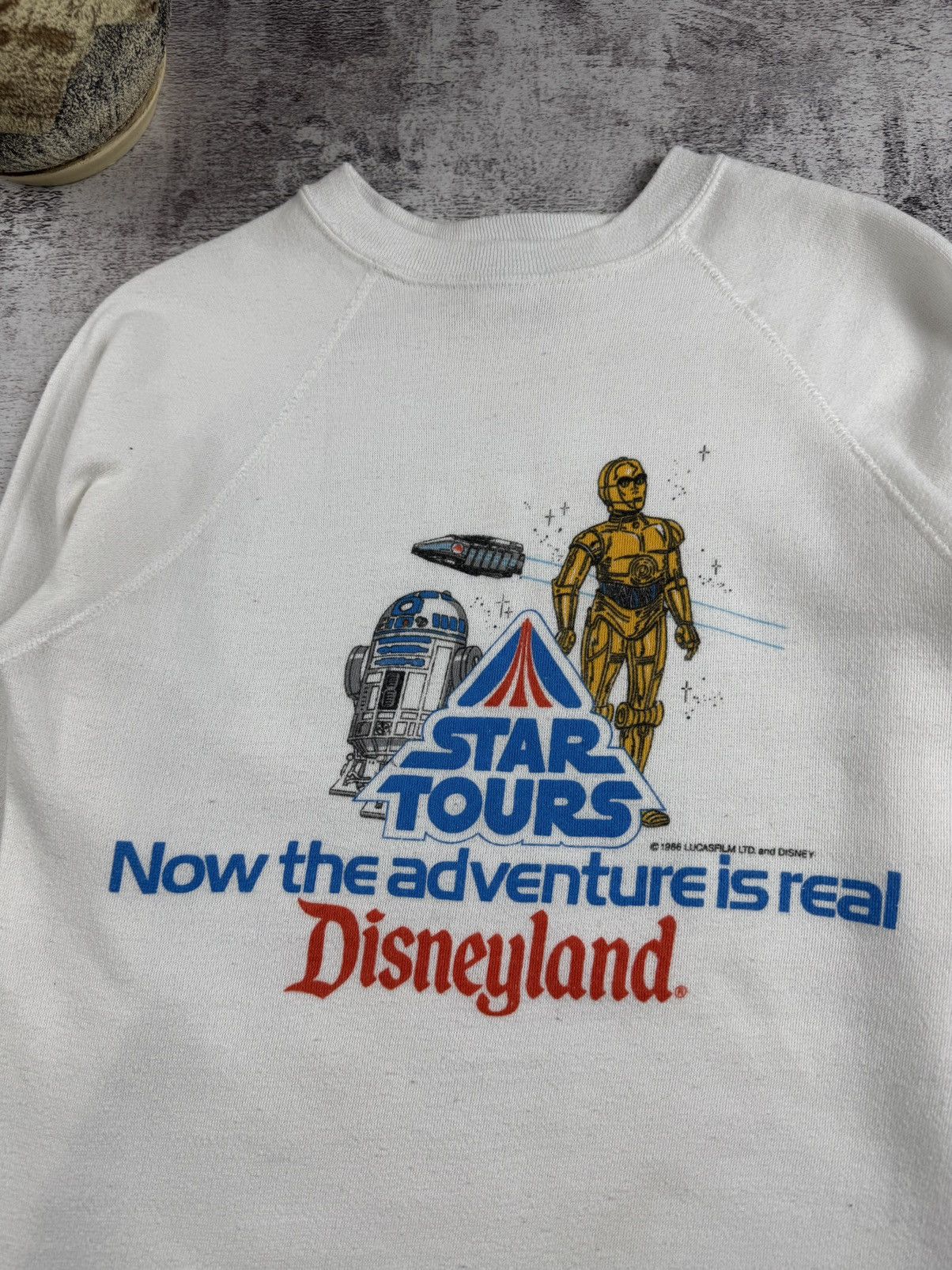 Disney VERY RARE Disney Star Wars 1986 Sweatshirt Hoodie Pullover Size US S / EU 44-46 / 1 - 7 Thumbnail