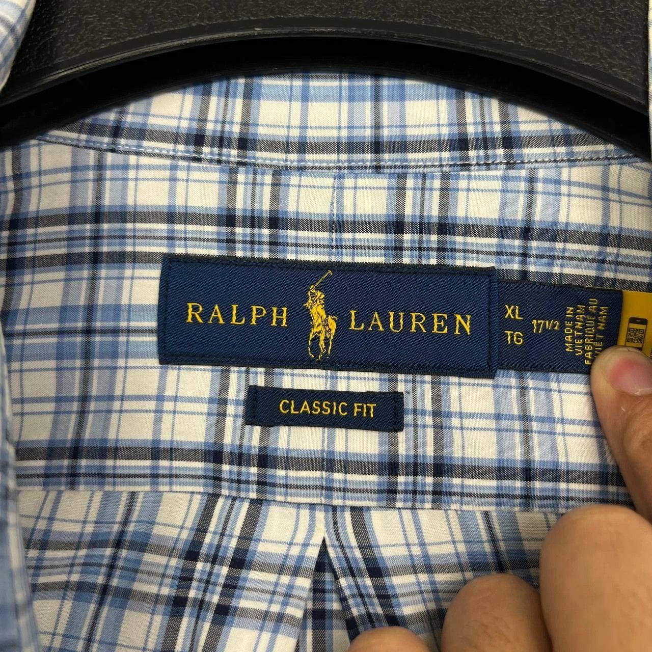 Ralph Lauren Ralph Lauren Button Down Shirt Men XL 17 1/2 Plaid Collared Size US XL / EU 56 / 4 - 7 Thumbnail