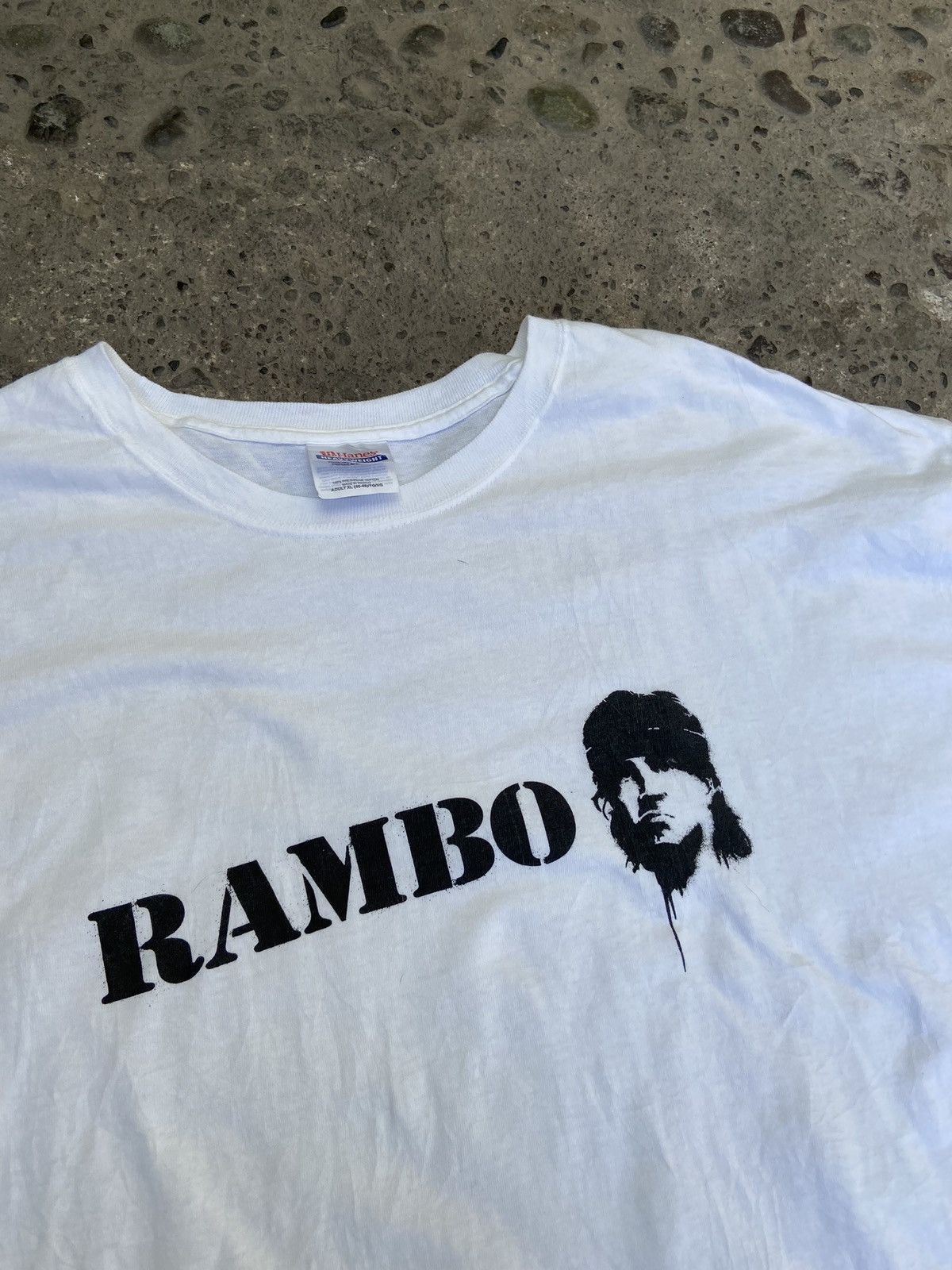 Vintage Vintage rambo t shirt Size US XL / EU 56 / 4 - 2 Thumbnail