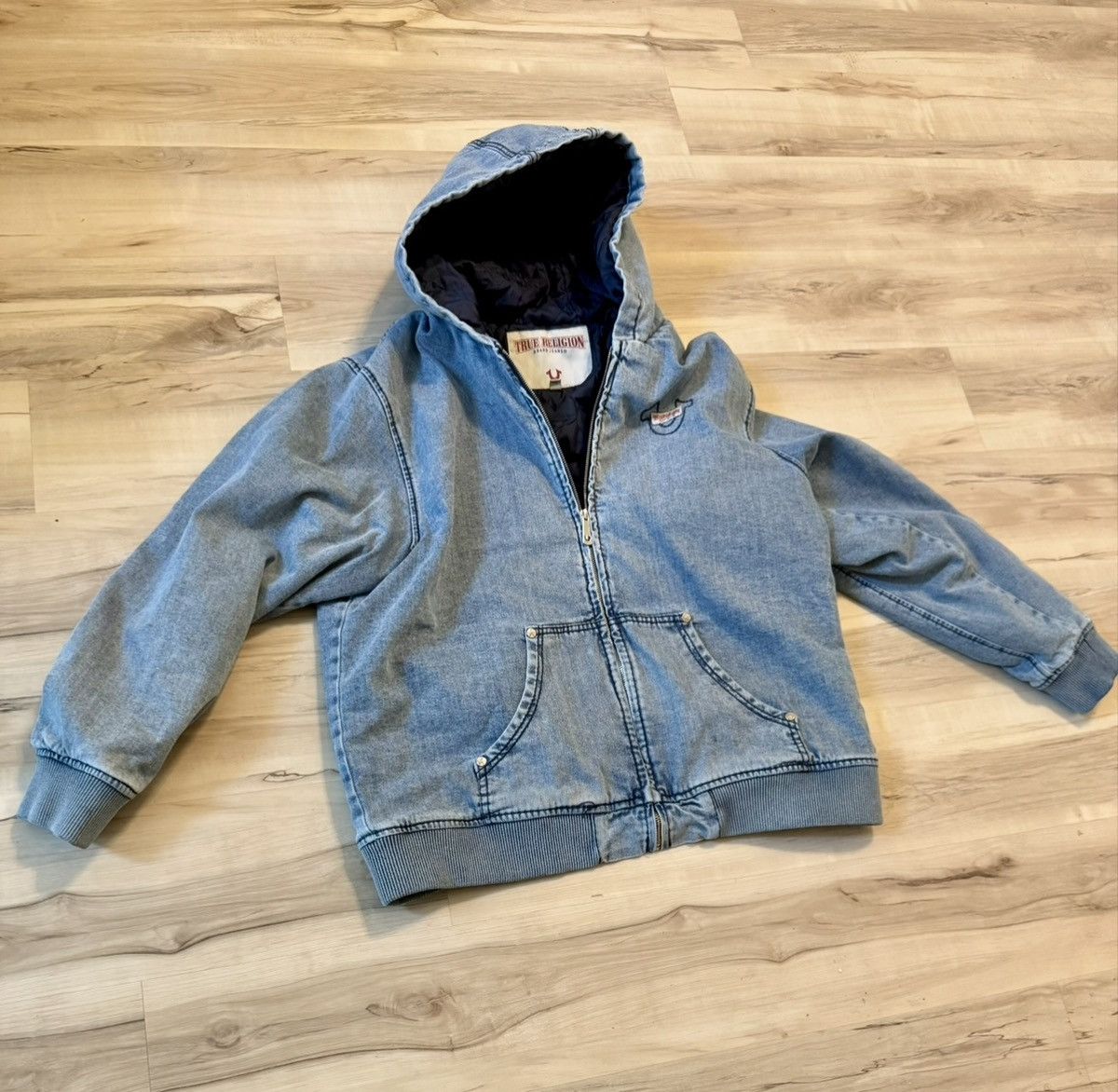 True Religion True Religion Denim Hoodie Size US XXL / EU 58 / 5 - 2 Thumbnail