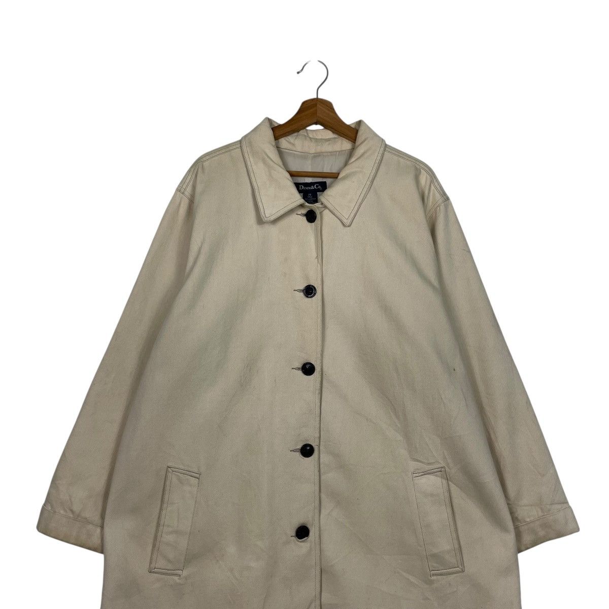 Denim & Co. Denim & Co Overcoat Size US XL / EU 56 / 4 - 3 Thumbnail
