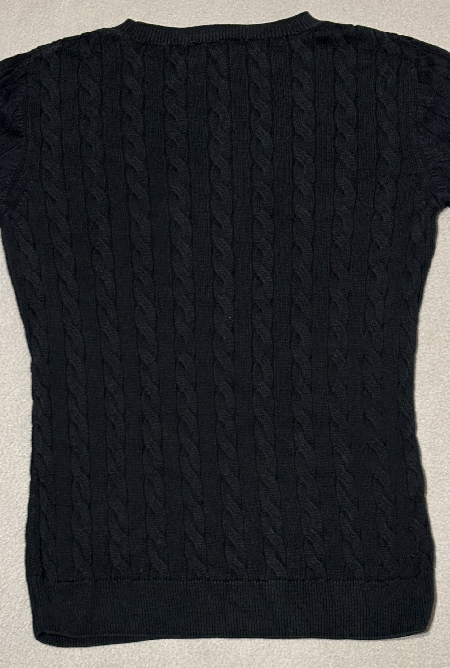 Lacoste Lacoste Cable Sweater Black Size M / US 6-8 / IT 42-44 - 9 Thumbnail