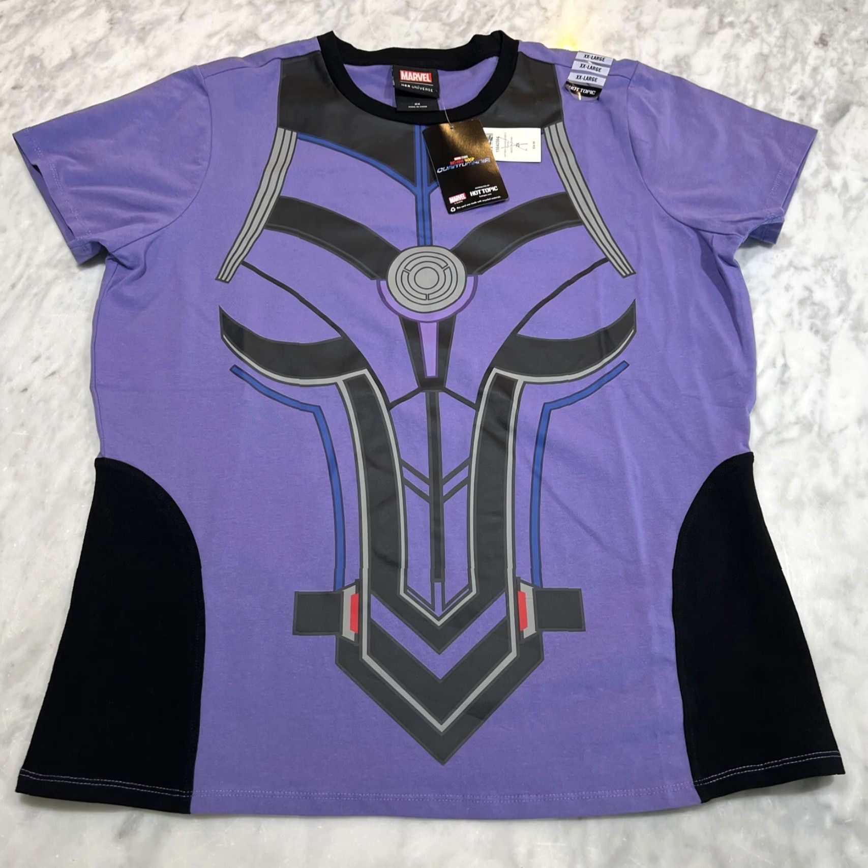 Hot Topic Hot Topic Shirt Women 2XL Purple Marvel Ant-Man And The Wasp Quantumania Cassie Cosplay New With Tag Size XXL / US 16-18 / IT 52-54 - 2 Thumbnail