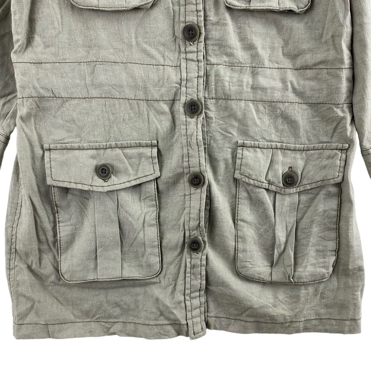 Other BACK NUMBER Multi Pockets Buttons Hunting Jacket Coat Size L / US 10 / IT 46 - 3 Thumbnail
