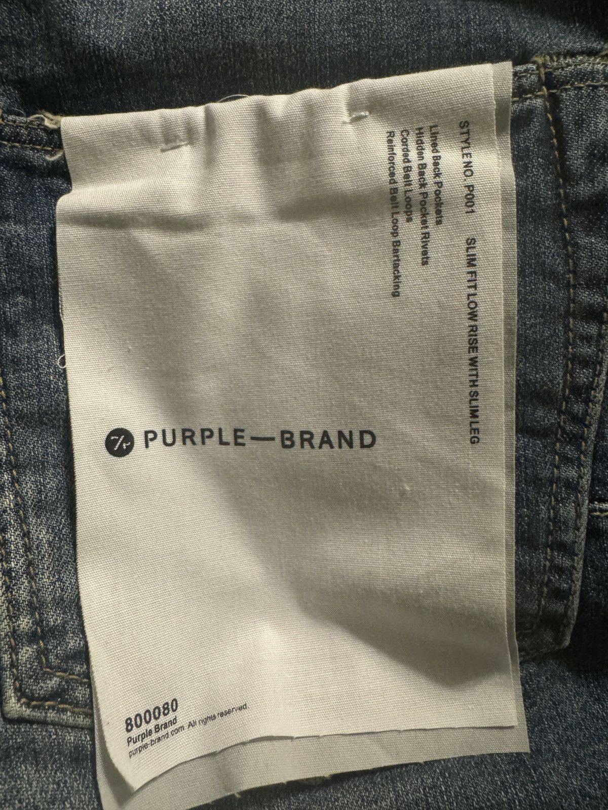 Purple × Purple Brand PURPLE- P001- Mechanic Vintage Indigo Size US 32 / EU 48 - 10 Thumbnail