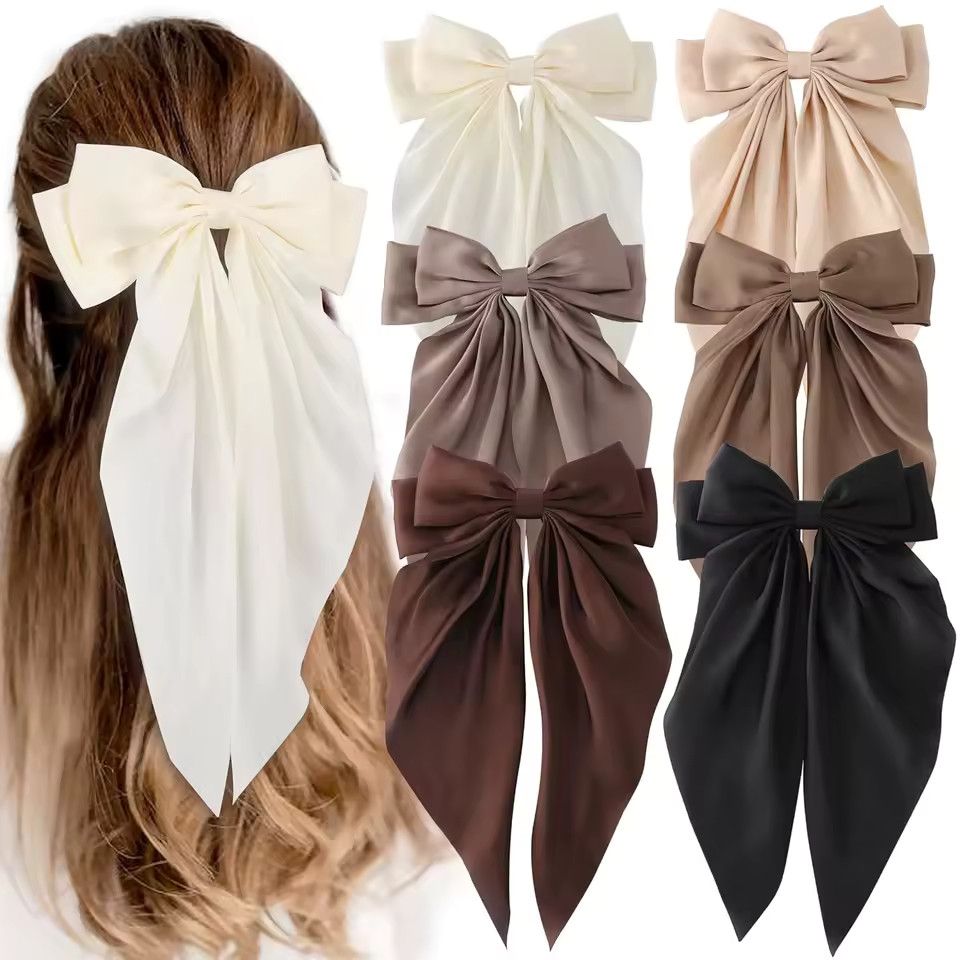 Other Korean Accessories Hair Clips for Women Girls Big Bowknot Size ONE SIZE - 1 Thumbnail