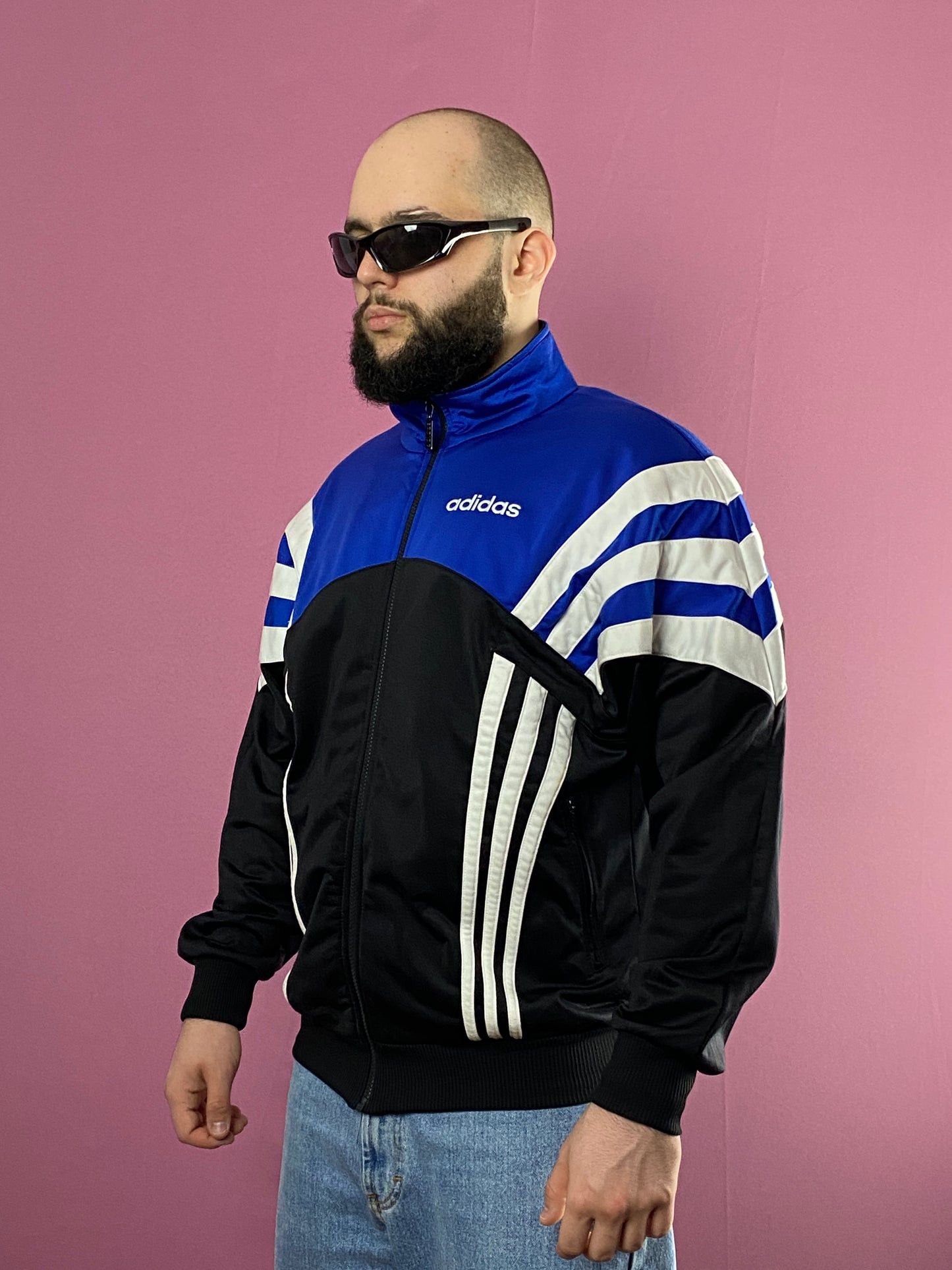 Adidas × Vintage 90s Adidas Vintage Track Jacket Hooded like