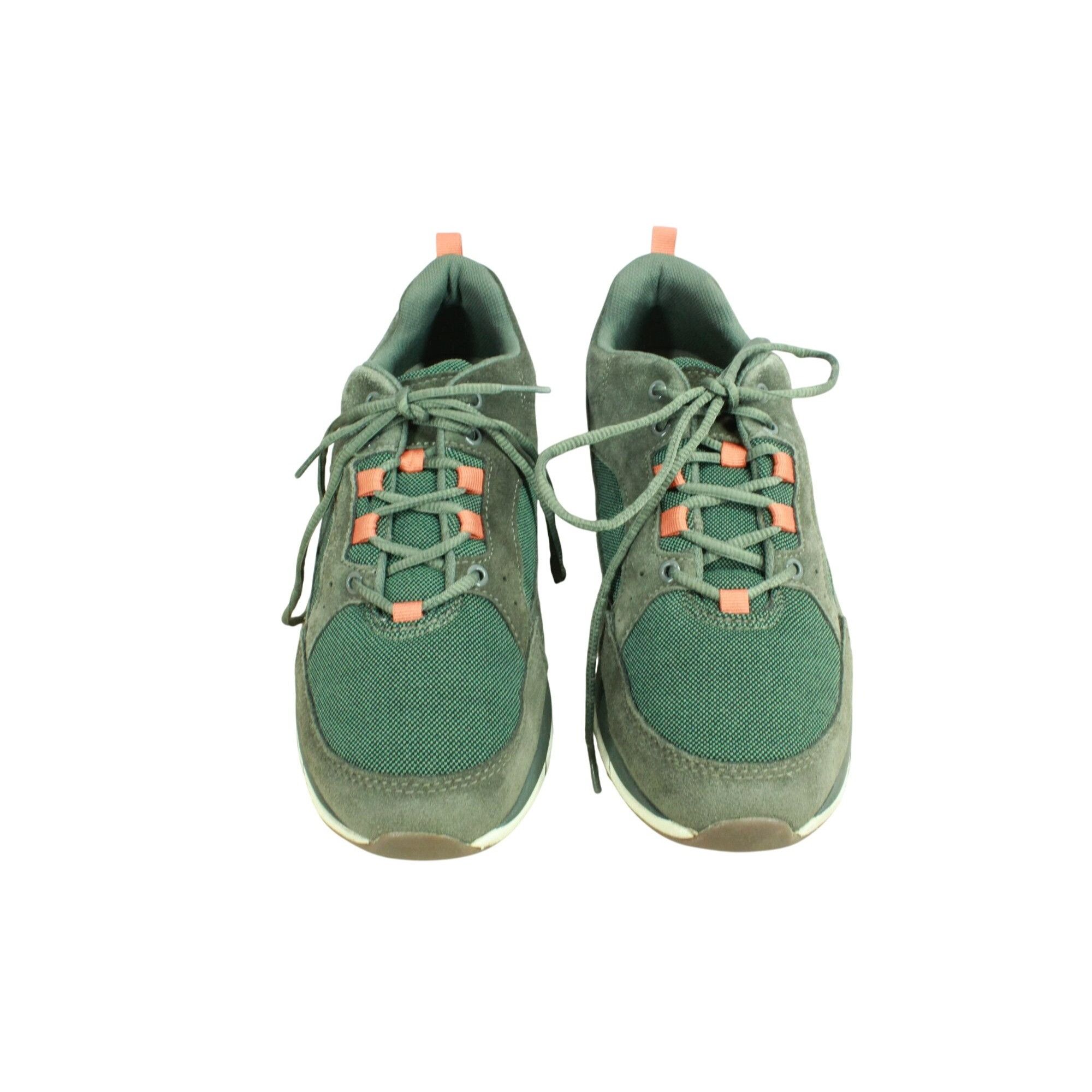 L.L. Bean LL Bean Men's Green Suede Mesh Fitness Walking Shoes Size US 9 / EU 42 - 5 Thumbnail