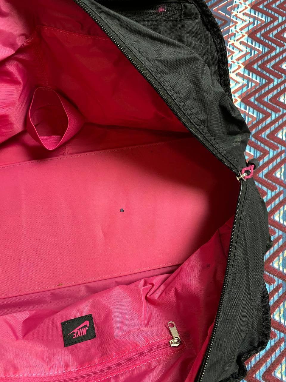 Nike bag with handles black Nike big logo Vintage streetwear Size ONE SIZE - 21 Thumbnail