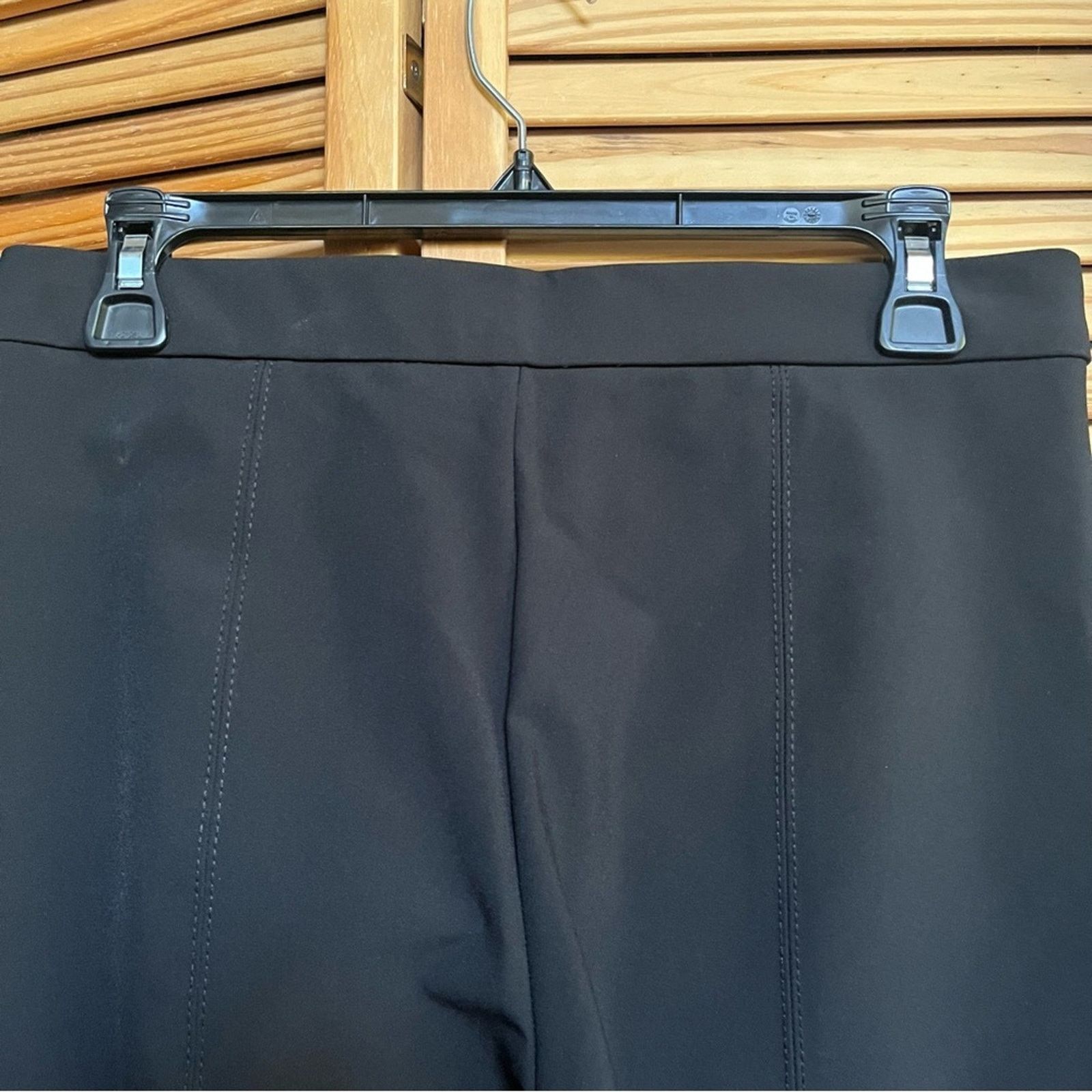 Banana Republic Banana Republic Black Straight Leg Dress Pants Size 6L Size 28" / US 6 / IT 42 - 9 Thumbnail
