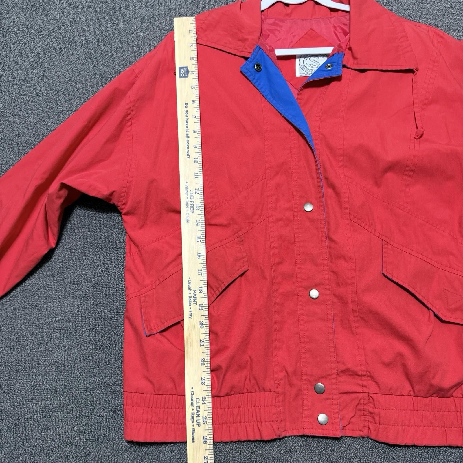Other Vintage Women’s L Current Seen Brick Red FullZip Windbreaker Size L / US 10 / IT 46 - 5 Thumbnail