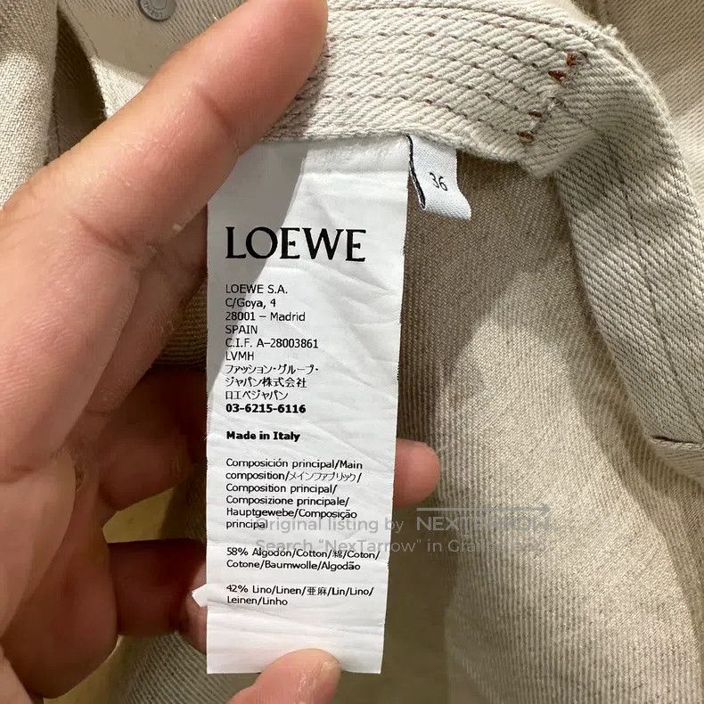 Loewe Loewe Diamond Pattern Logo Patch Leather Vest Size XS / US 0-2 / IT 36-38 - 4 Thumbnail