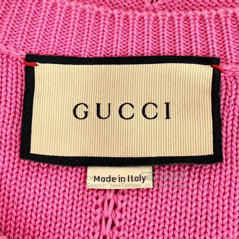 Gucci Gucci Pink floral embroidered cotton round-neck short-slee Size XXS / US 00 / IT 34 - 5 Thumbnail