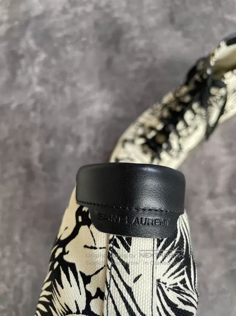 Saint Laurent Paris Saint Laurent Paris Black, White and Palm Tree Graffiti In Size US 7.5 / EU 40-41 - 5 Thumbnail