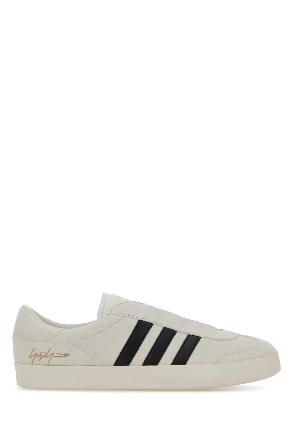 Y-3 White Suede Y-3 Gazelle Sneakers Size US 8 / EU 41 - 1 Thumbnail