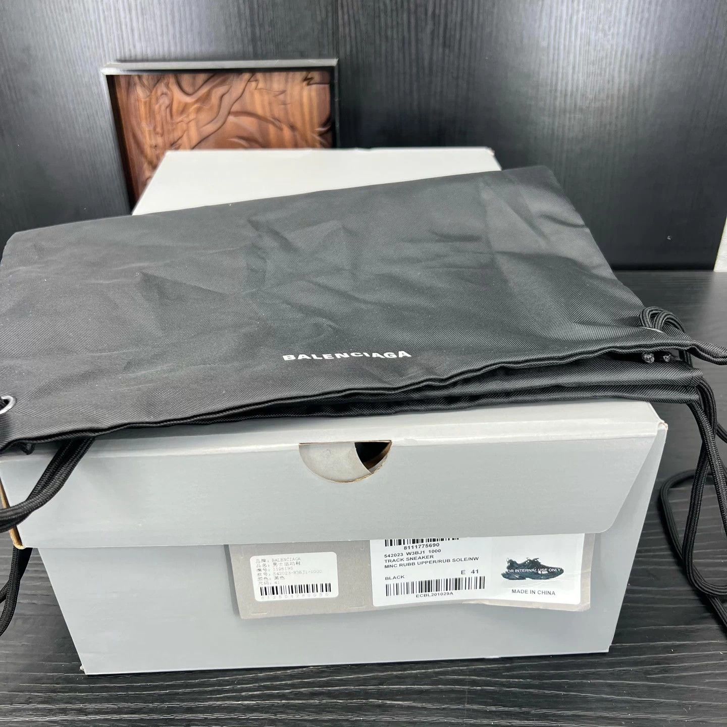 Balenciaga Balenciaga Track Black Leather 41 Size US 8 / EU 41 - 9 Thumbnail