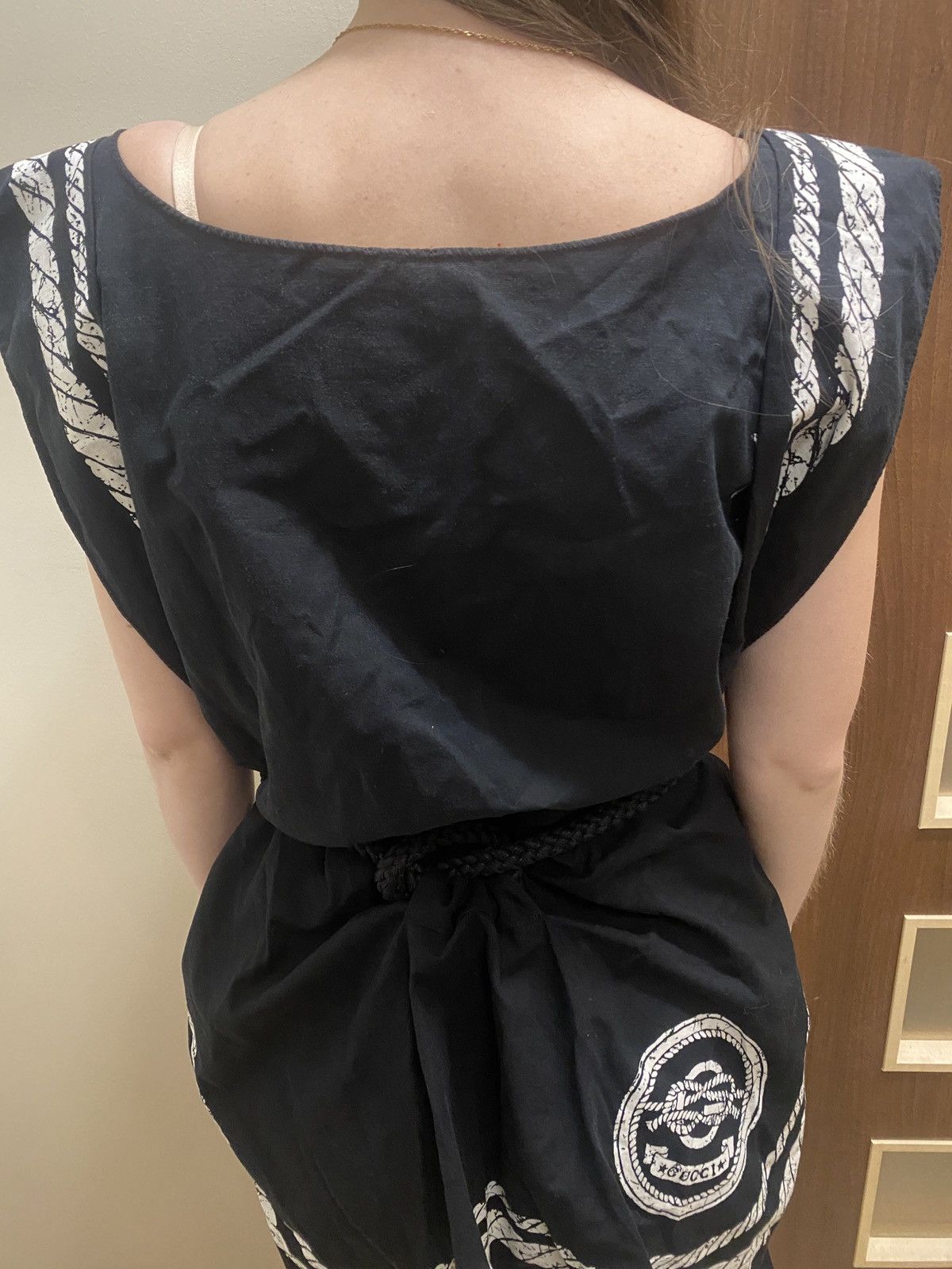 Gucci Gucci Luxury universal size drip big logo mini dress Size ONE SIZE - 5 Thumbnail