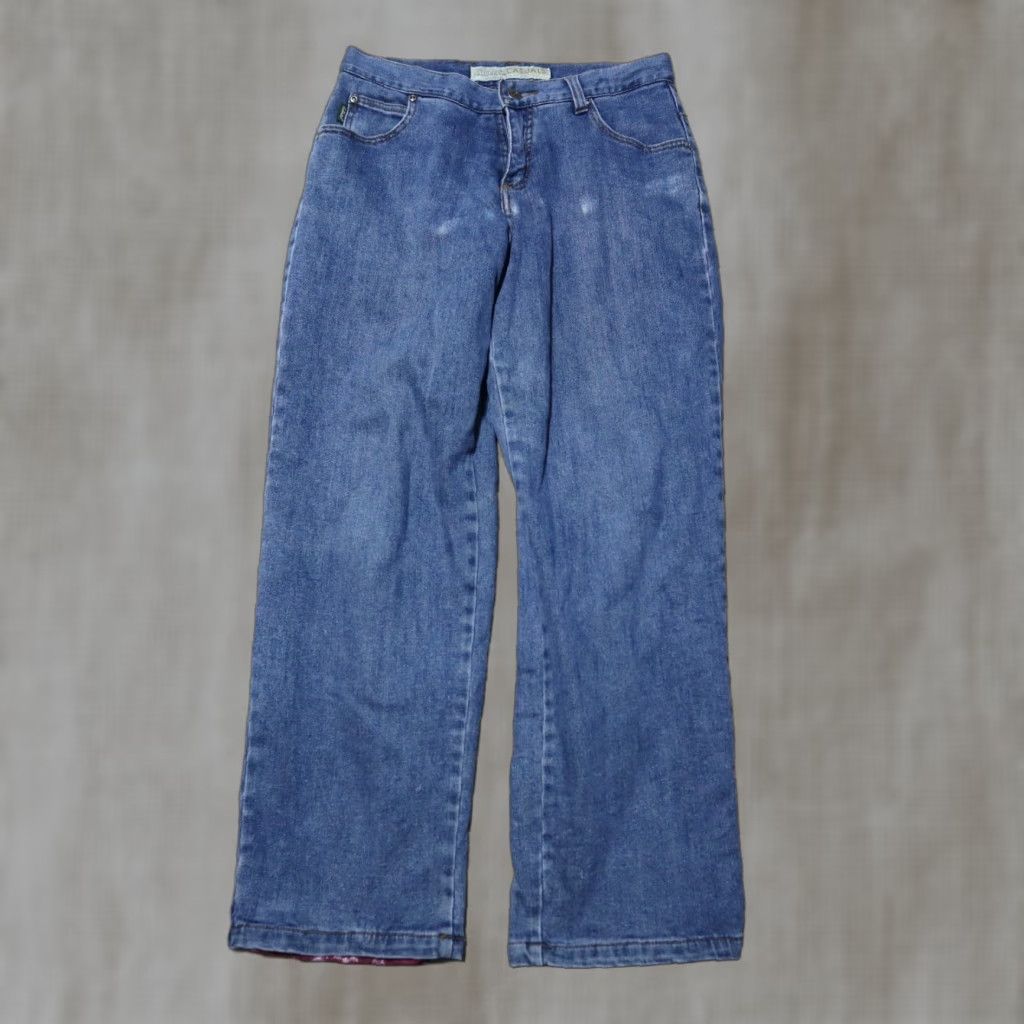 Vintage Cabela's Pants - Pants - Women - Adult Size 6 - Blue - 31" Inseam - Casual Outdoor Twill Chino Stretch Jeans Style Size 28" / US 6 / IT 42 - 1 Thumbnail