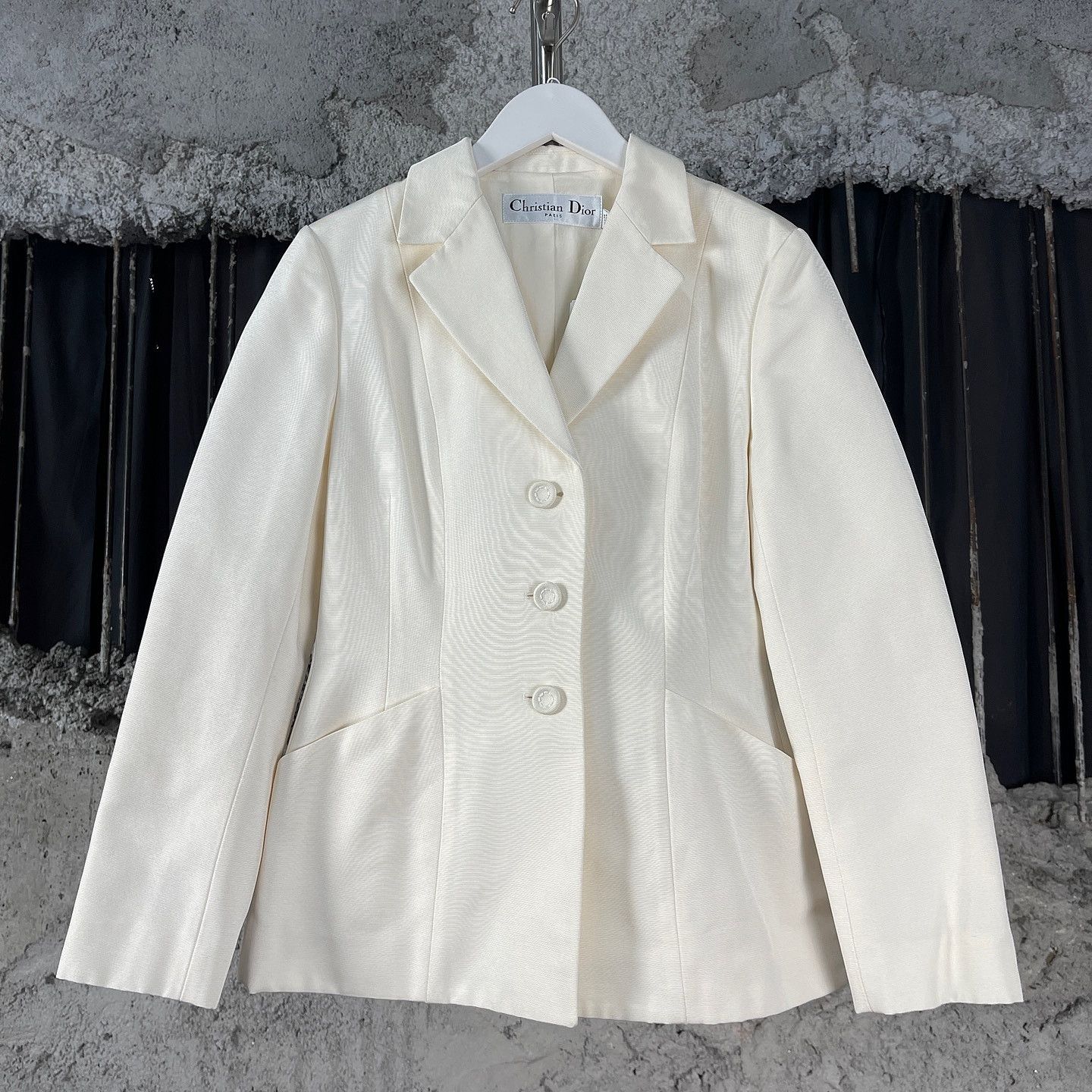 Dior Dior Silk Blend Button Up Blazer Size 36 Size XS / US 0-2 / IT 36-38 - 1 Thumbnail