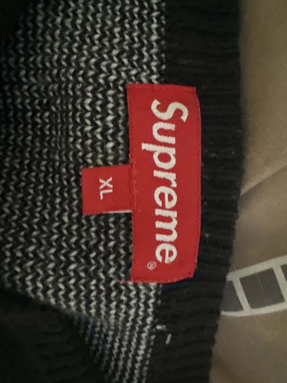 image of Supreme Season 18 Hellraiser Sweater in Black, Men's (Size XL)