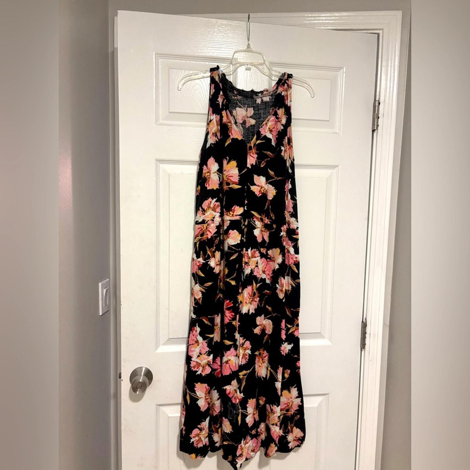 Other Floral Sleeveless Maxi Dress Size XL / US 12-14 / IT 48-50 - 1 Thumbnail