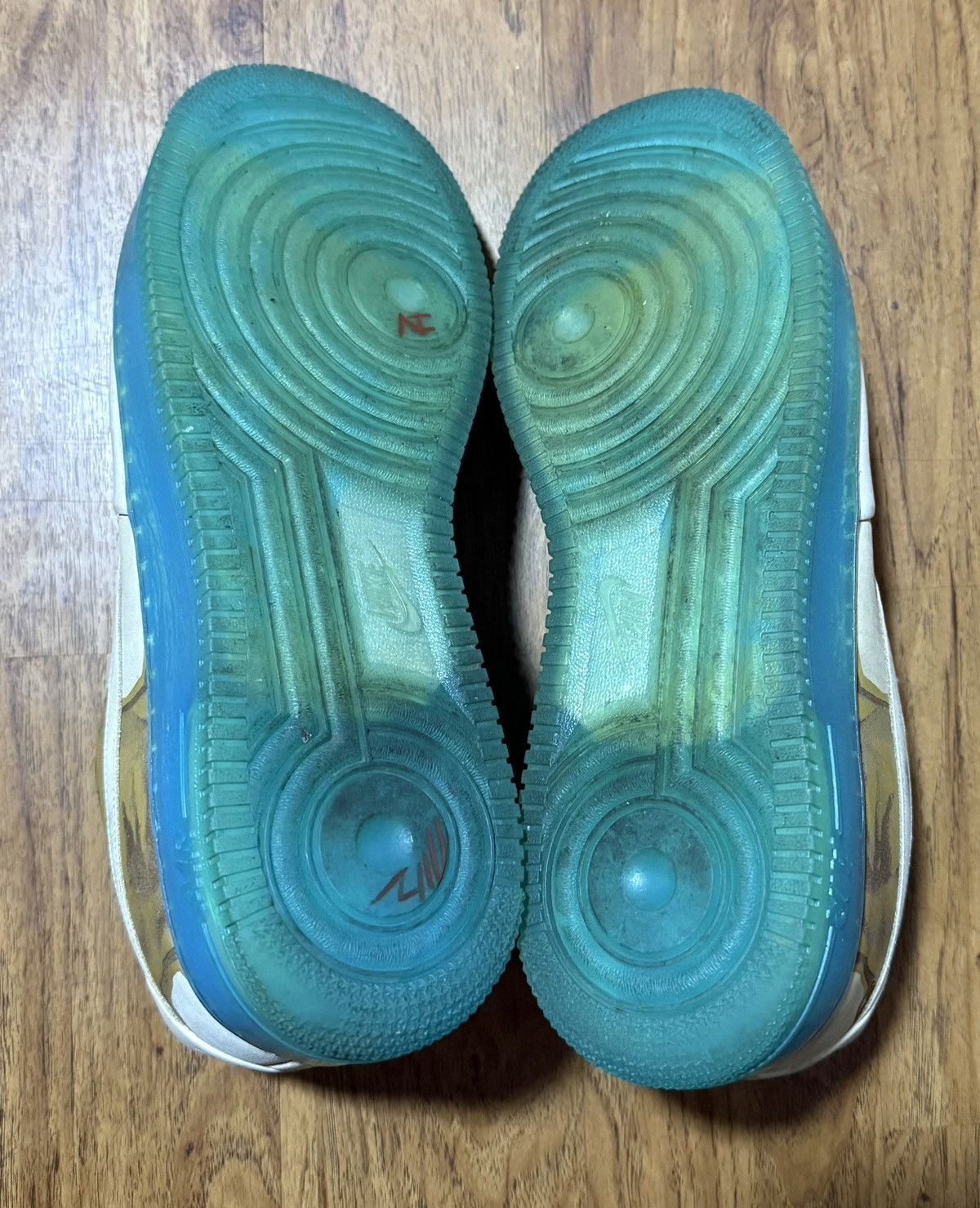 Nike Vintage 2007 Nike Air Force 1 Kobe Bryant Supreme Shoes 11.5 Size US 11.5 / EU 44-45 - 6 Thumbnail
