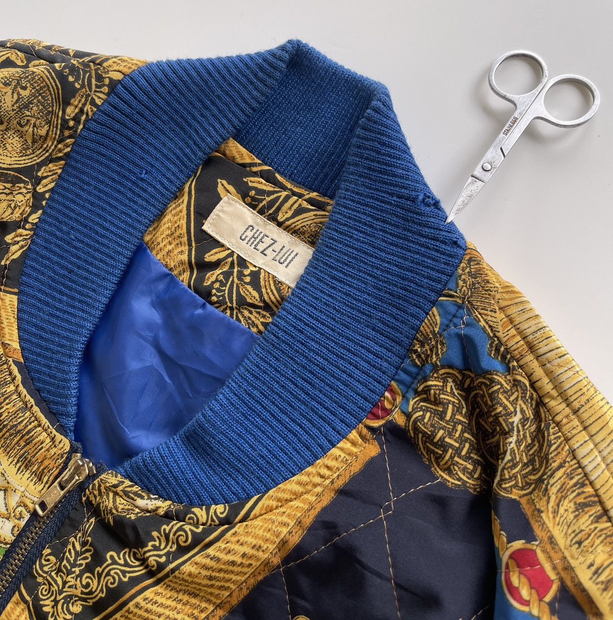 Japanese Brand Vintage Chez-Lui Luxury Cropped Bomber Jacket Size US M / EU 48-50 / 2 - 16 Thumbnail