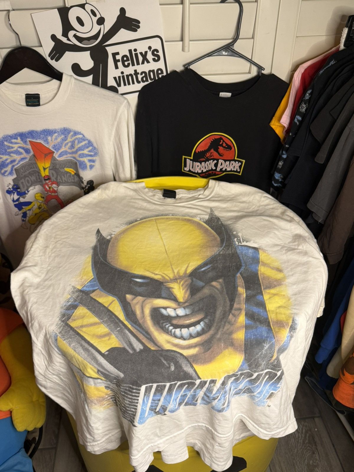 Vintage 1990s Wolverine Marvel T-shirt Size US L / EU 52-54 / 3 - 2 Thumbnail