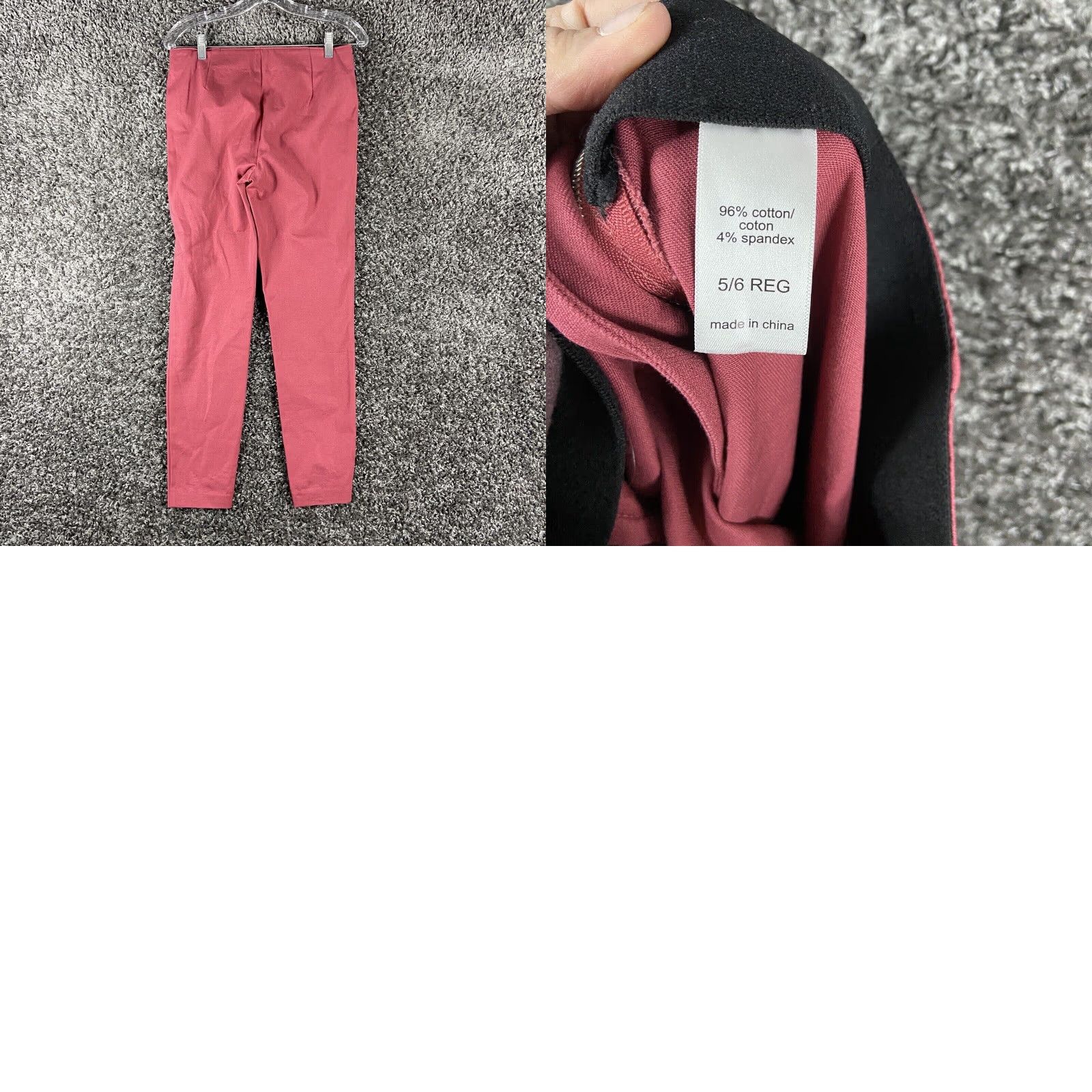 Vintage Maurices Skinny Ankle Pants Women's Red Regular 6 Size 28" / US 6 / IT 42 - 8 Thumbnail