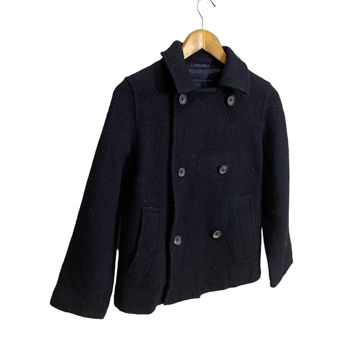 Margaret Howell Margarett Howell wool cropped double breasted coat jacket Size S / US 4 / IT 40 - 2 Thumbnail