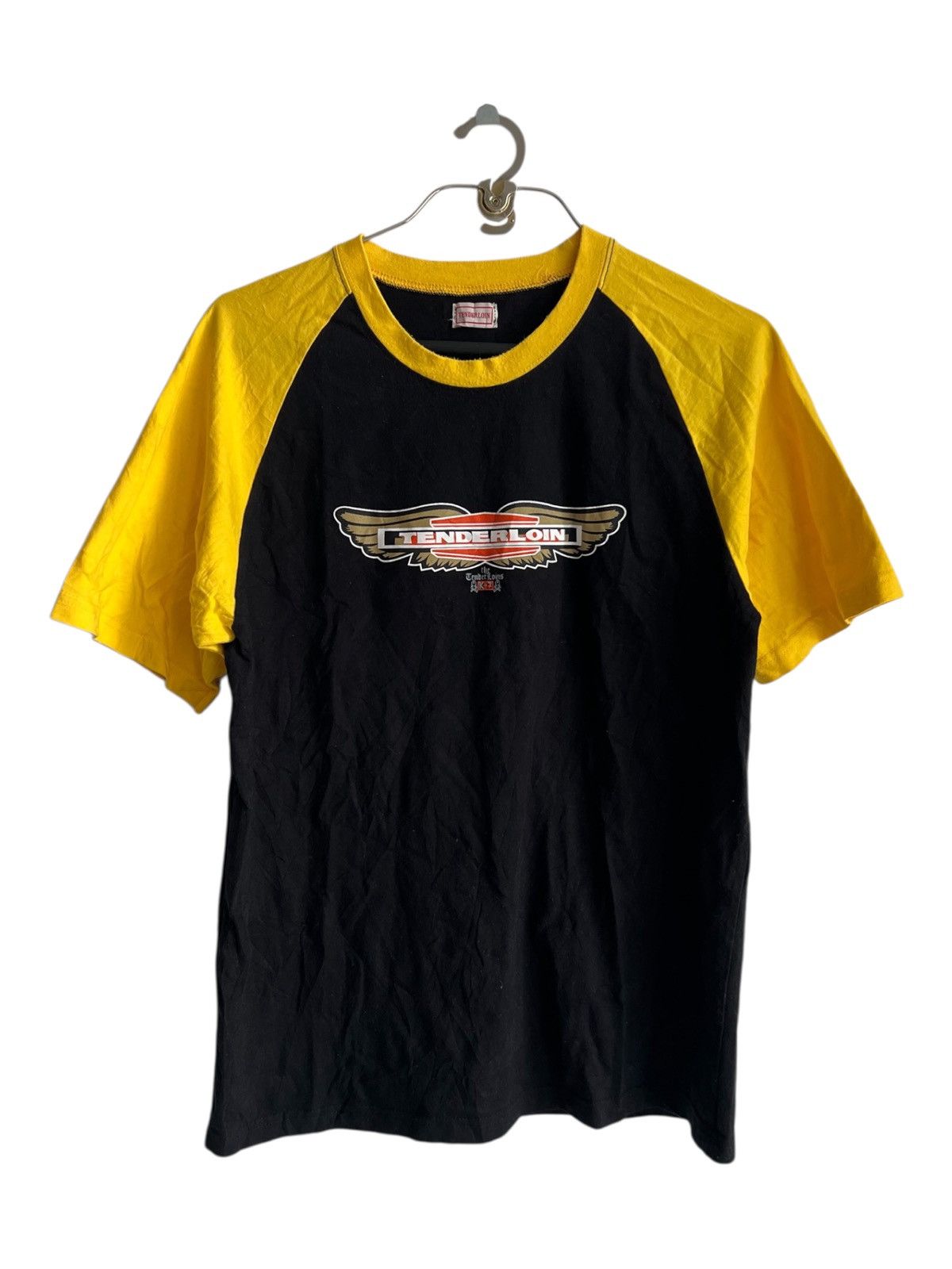 Tenderloin 1990s Tenderloin 🇯🇵 Harley Davidson Logo Two Tones Raglan Tee Size US M / EU 48-50 / 2 - 1 Thumbnail