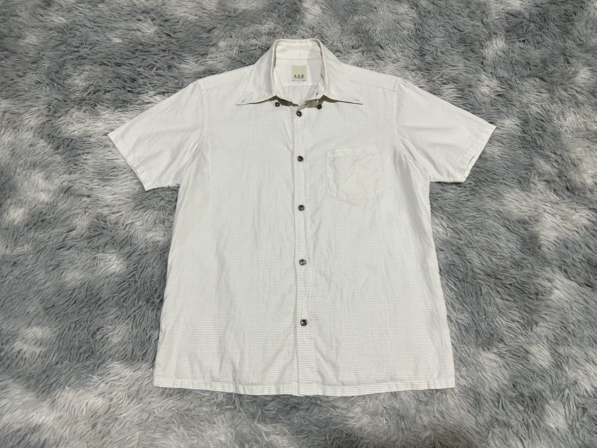 Yohji Yamamoto 🔥Vintage A.A.R Yohji Yamamoto Shirt Short Sleeve Size US L / EU 52-54 / 3 - 1 Thumbnail