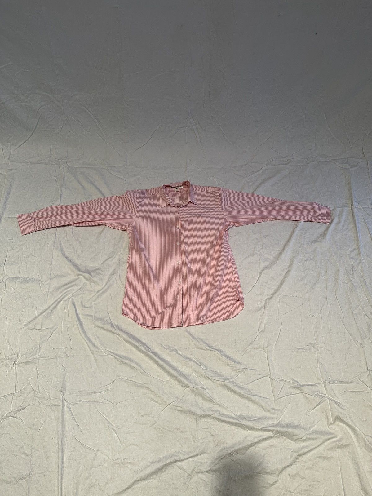 Comme des Garcons SHIRT White blue and pink stripe collared shirt Size US M / EU 48-50 / 2 - 1 Thumbnail