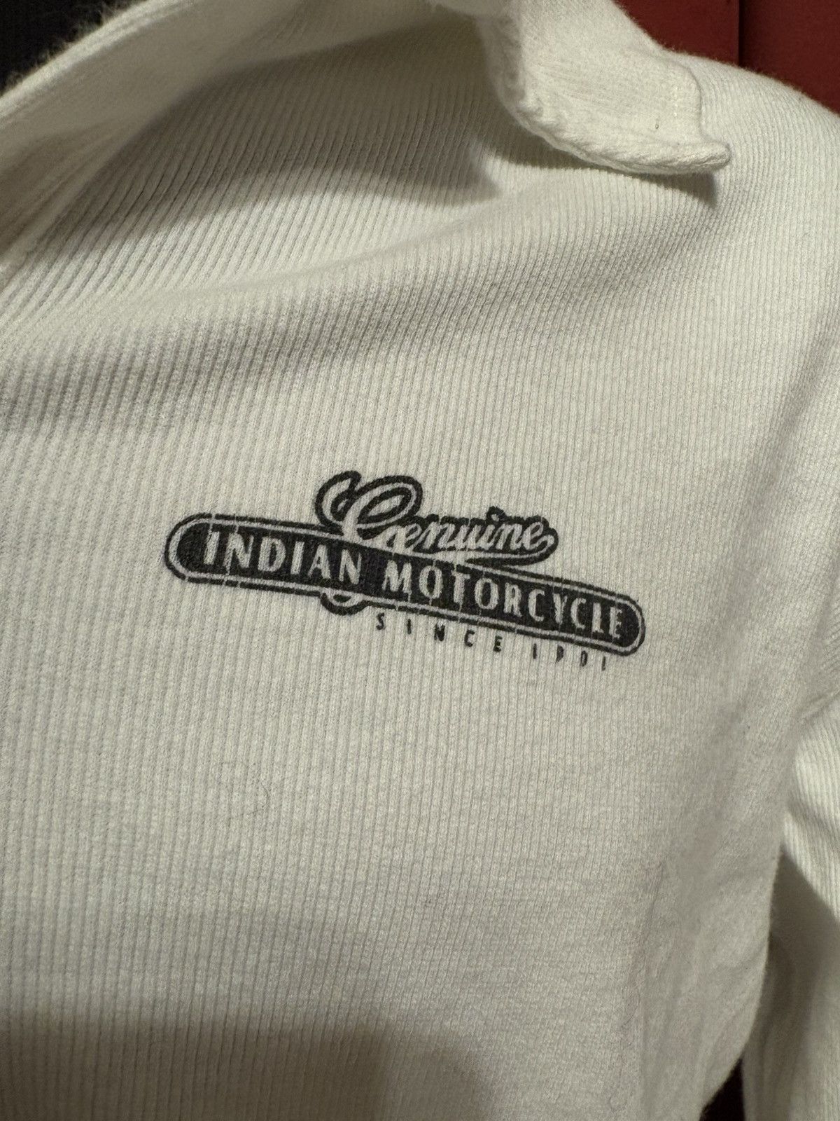 Indian Motorcycle Vintage Indian Motorcycle Shirt 90s Henley Long Sleeve Grail Size US XXL / EU 58 / 5 - 3 Thumbnail