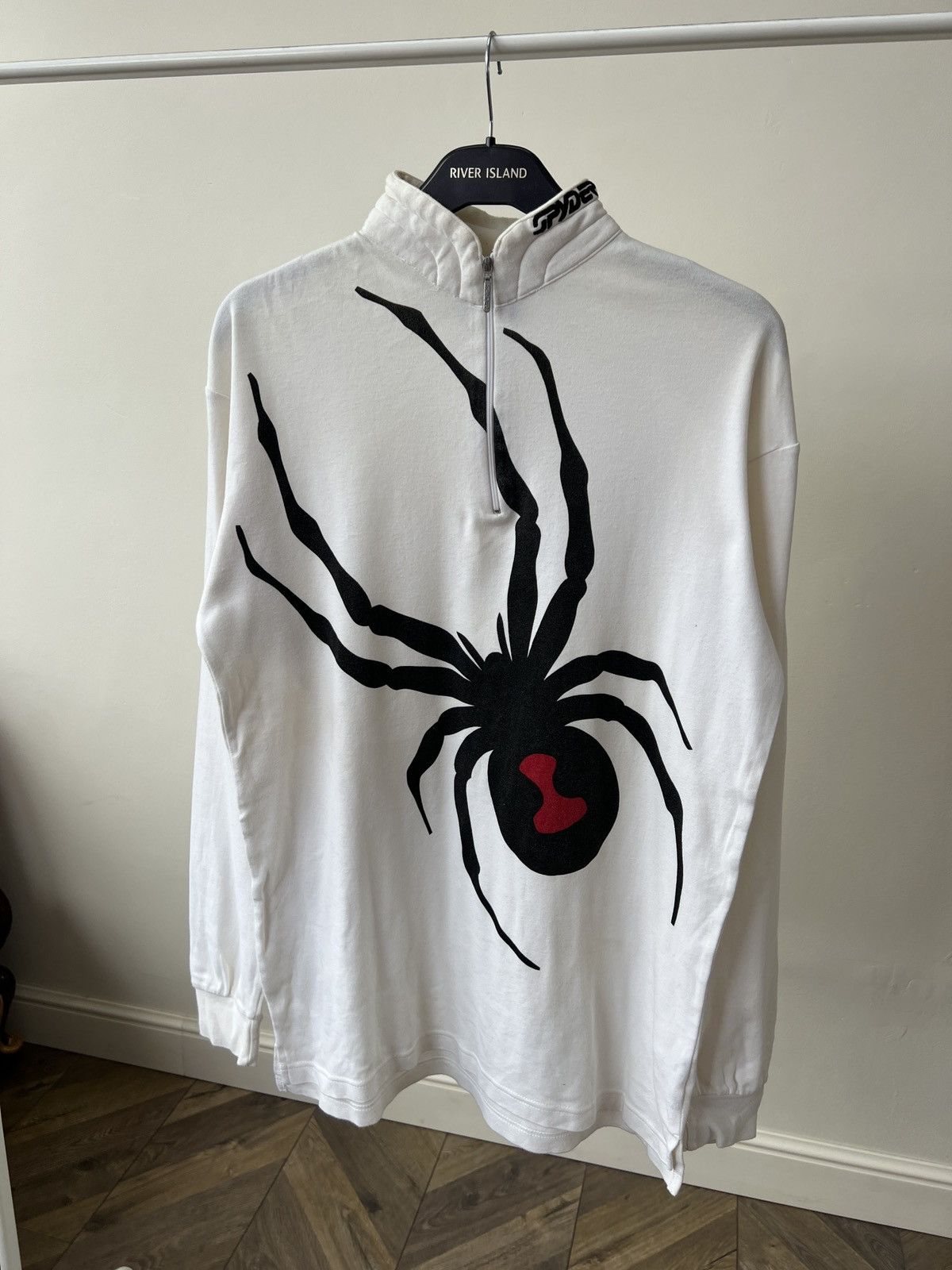Spyder Vintage Spyder Big Graphic Spider 1/4 zip long sleeve Size US M / EU 48-50 / 2 - 2 Thumbnail
