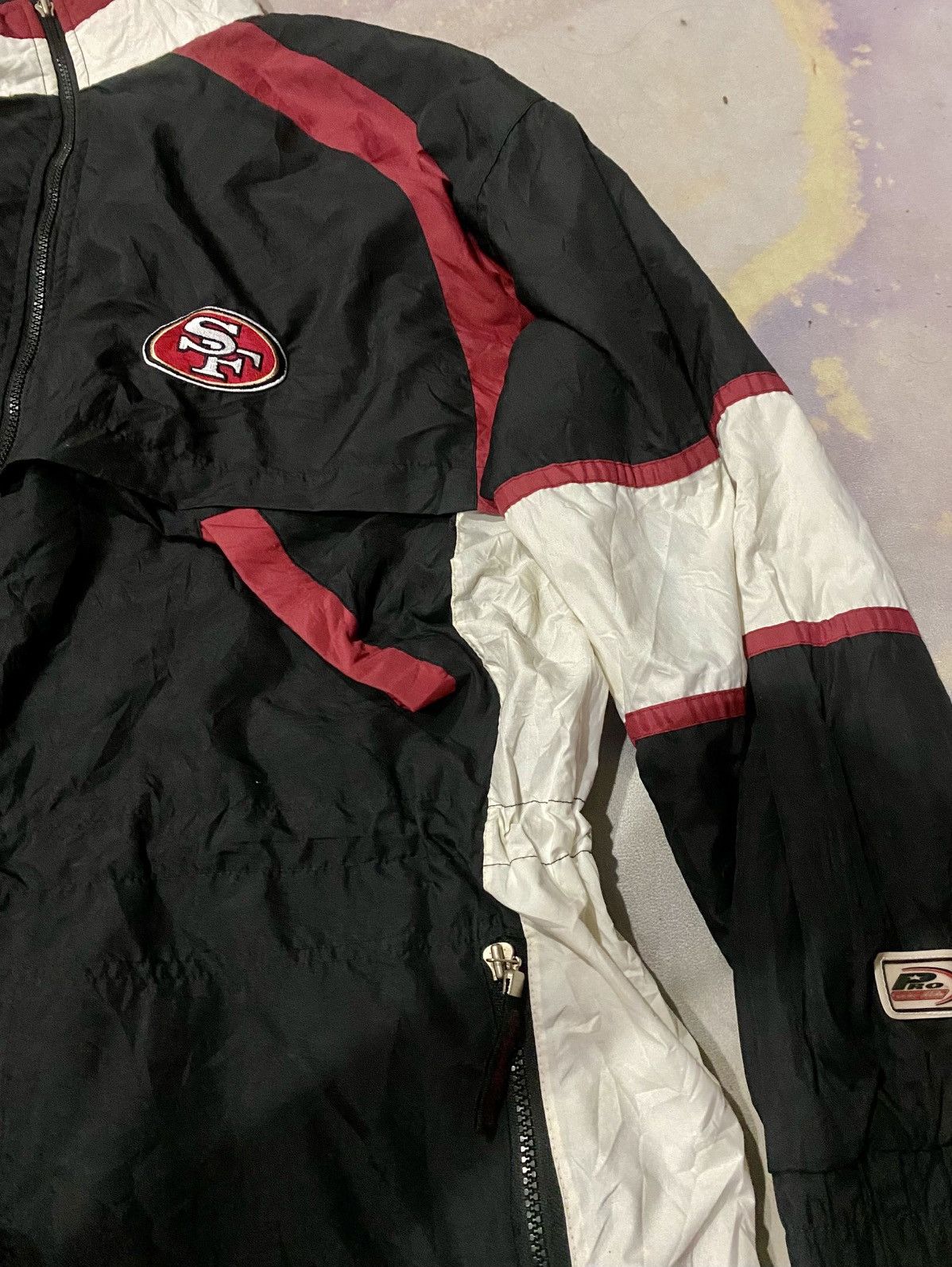 NFL × Pro Player × Vintage vtg san francisco 49ers long jacket Size US XL / EU 56 / 4 - 3 Thumbnail