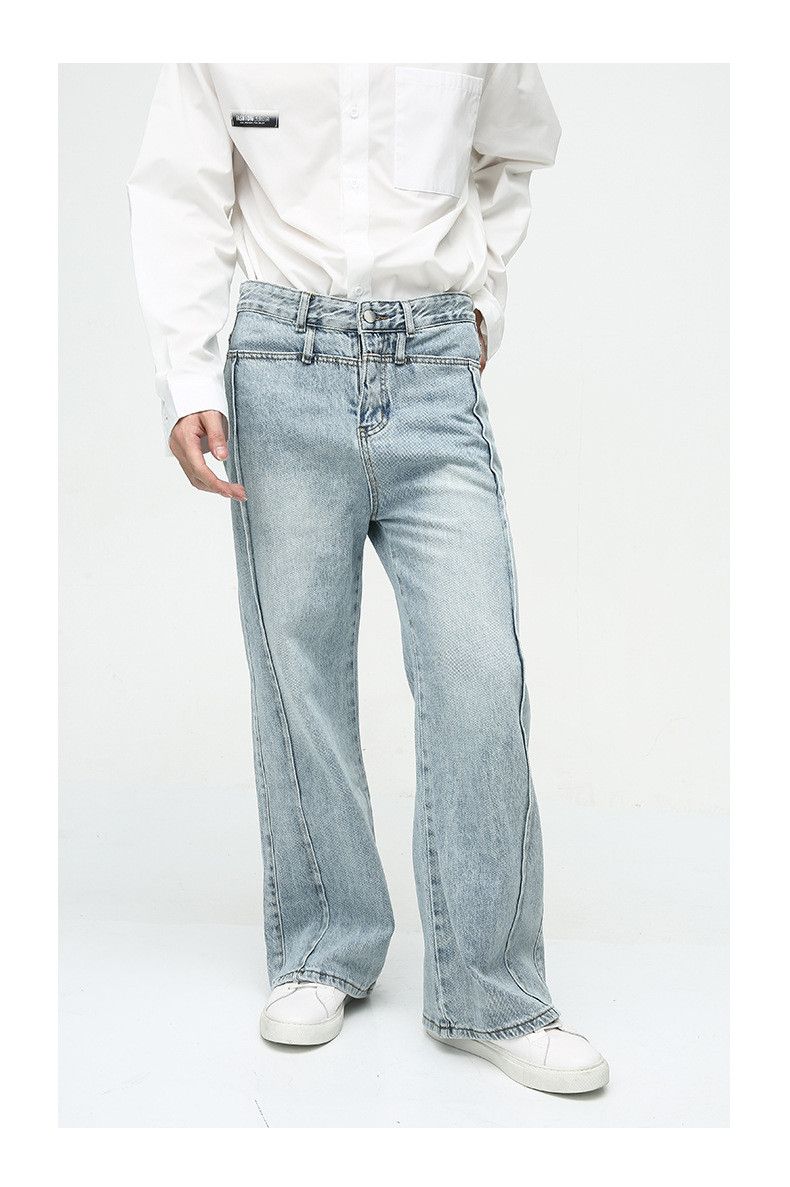 Japanese Brand × Jean Vintage street style casual distressed washed jeans Size US 32 / EU 48 - 3 Thumbnail