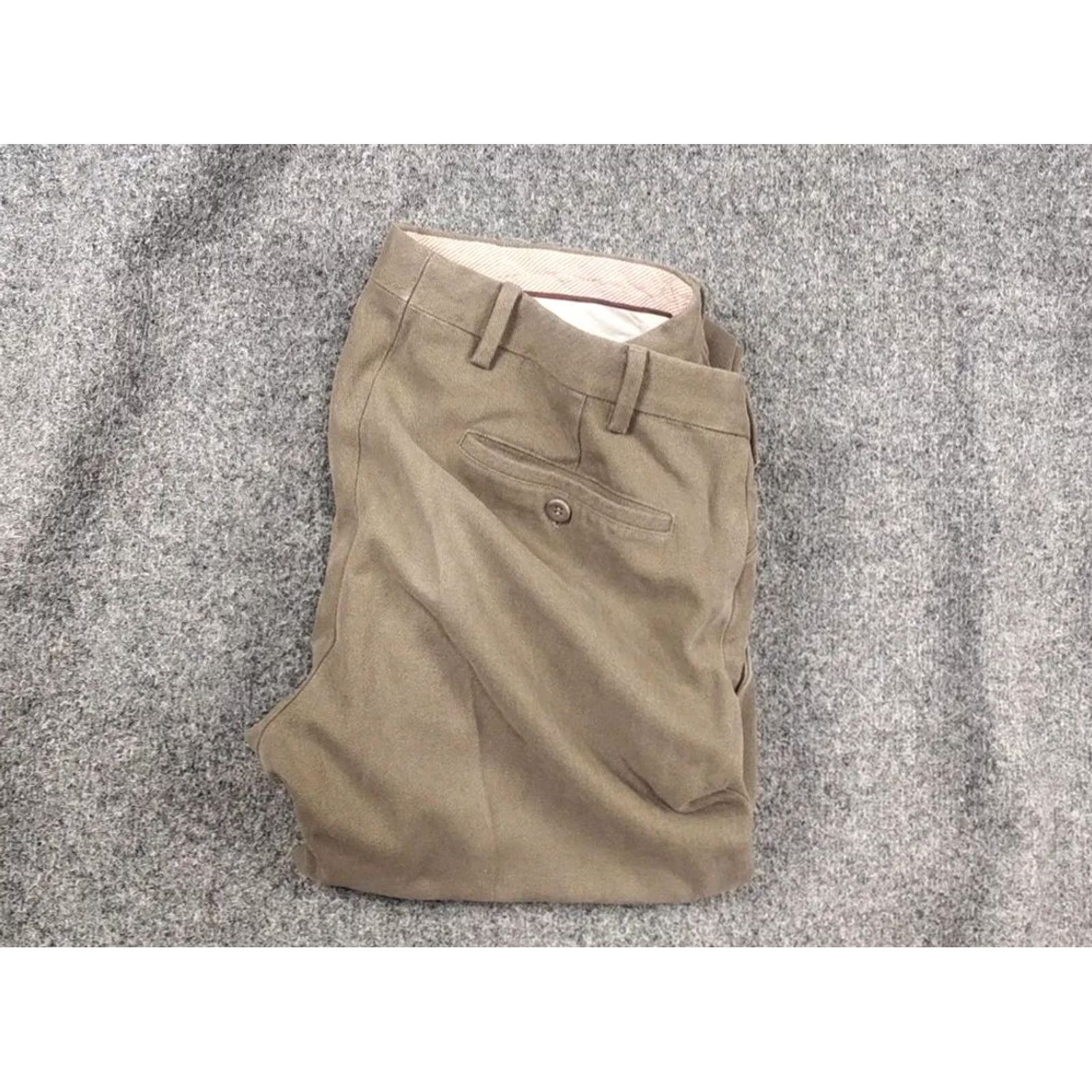Loro Piana Loro Piana Italy Design Comfort Fit Classic casual beige Cotton Pants Shirt Size US 34 / EU 50 - 2 Thumbnail