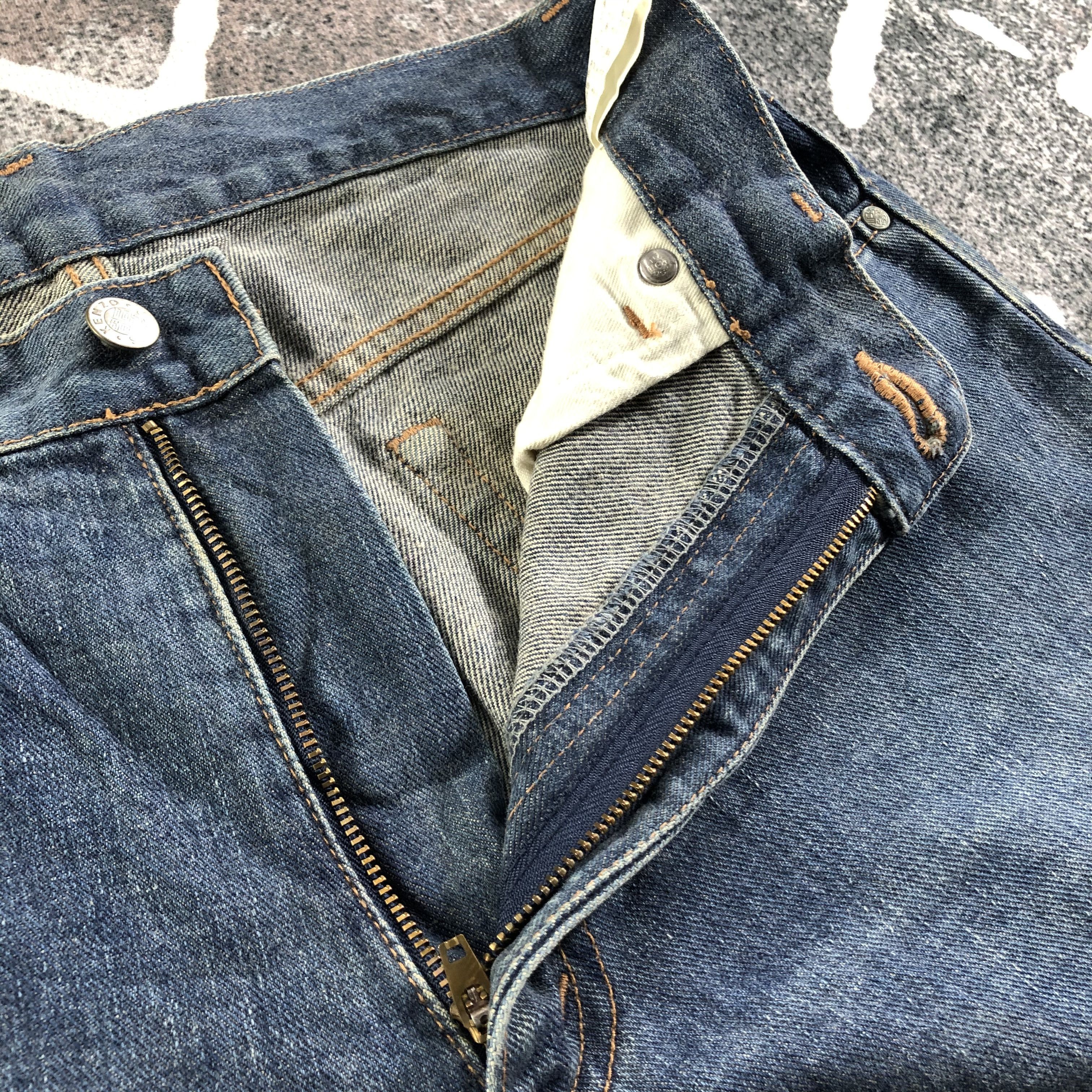 Kenzo Vintage Kenzo Jeans Medium Wash Denim KJ2951 Size US 30 / EU 46 - 7 Thumbnail