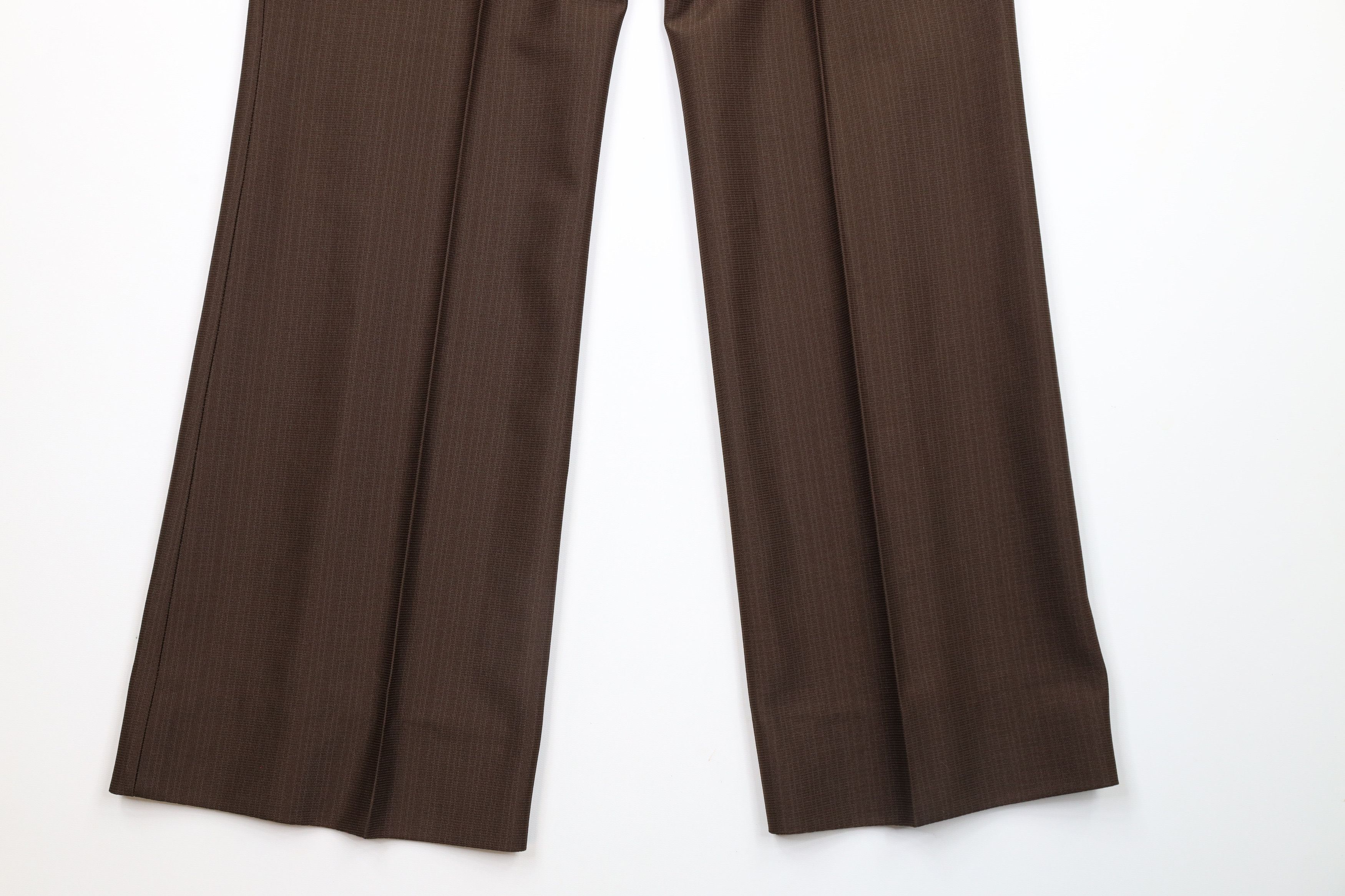 Vintage Vintage 70s Streetwear Knit Bell Bottoms Pants Brown USA Size US 30 / EU 46 - 9 Thumbnail