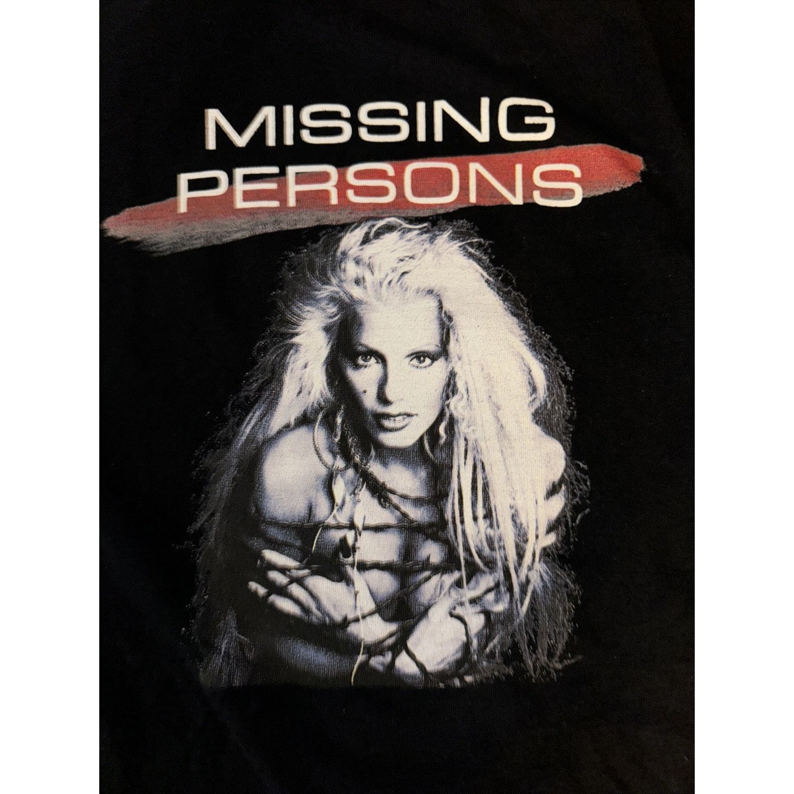 Band Tees Missing Persons Terry In Chains Band T-Shirt Black S 17x25 Size US S / EU 44-46 / 1 - 2 Thumbnail