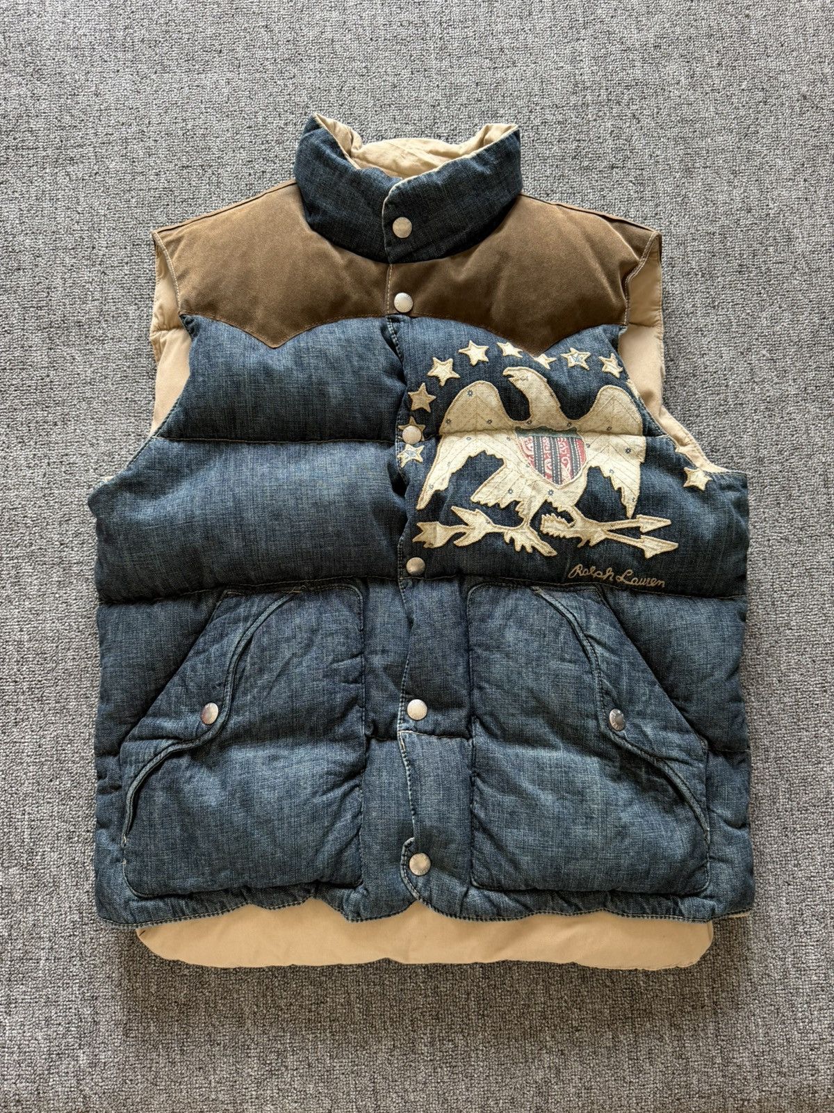 Polo Ralph Lauren Ralph Laurent denim supply puffer Size US M / EU 48-50 / 2 - 1 Thumbnail