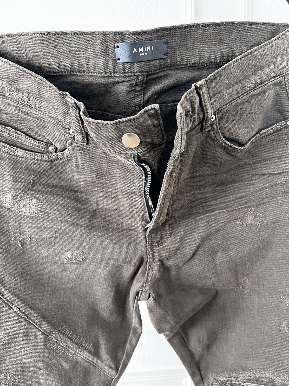 Amiri × Vintage Original Amiri, dark olive green Size US 34 / EU 50 - 2 Thumbnail