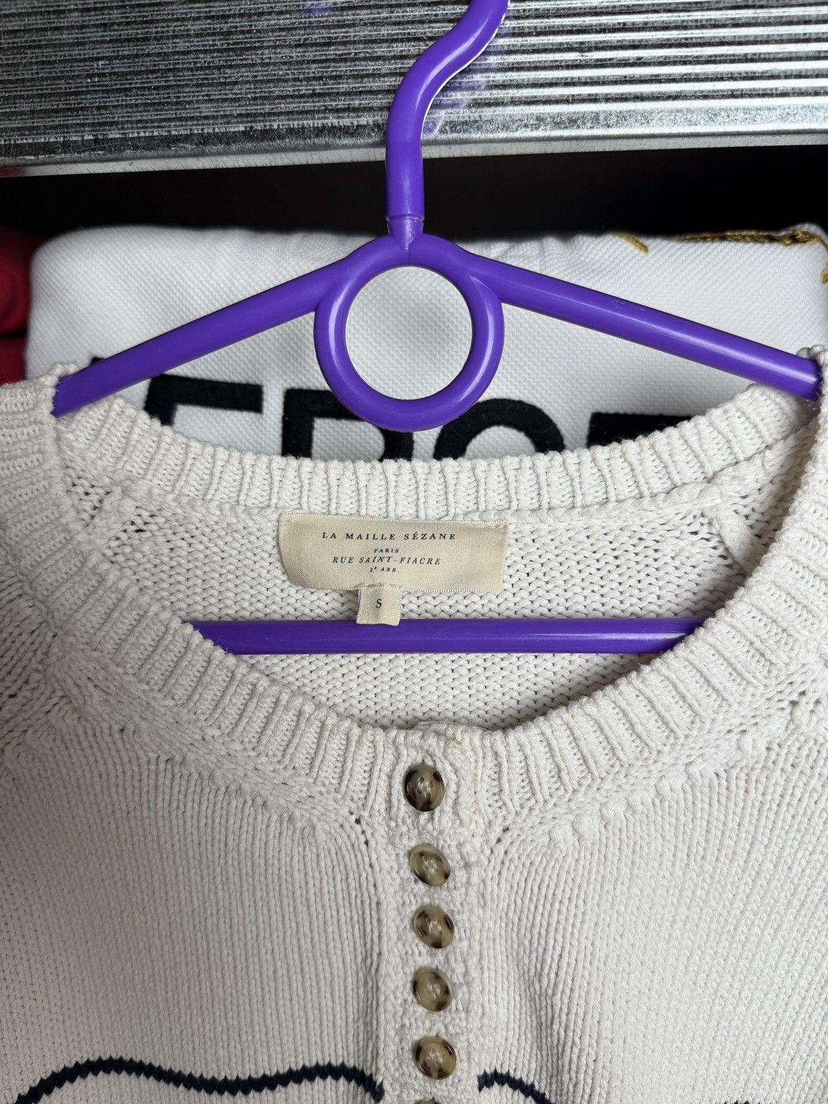 Sezane LA MAILLE SEZANE Crazy sweater jumper Size S / US 4 / IT 40 - 12 Thumbnail
